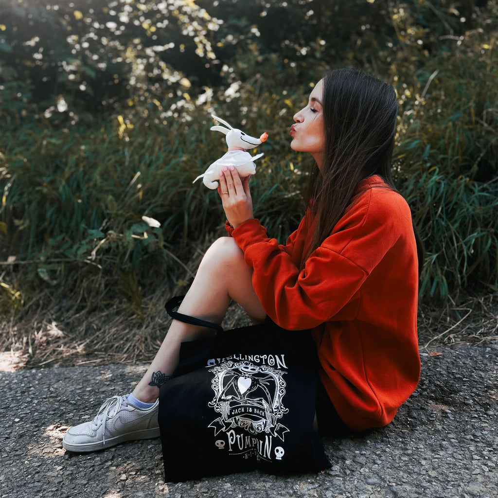 Immagine del prodotto Nightmare Before Christmas - Borsa di juta Skellington Pumpkin nera