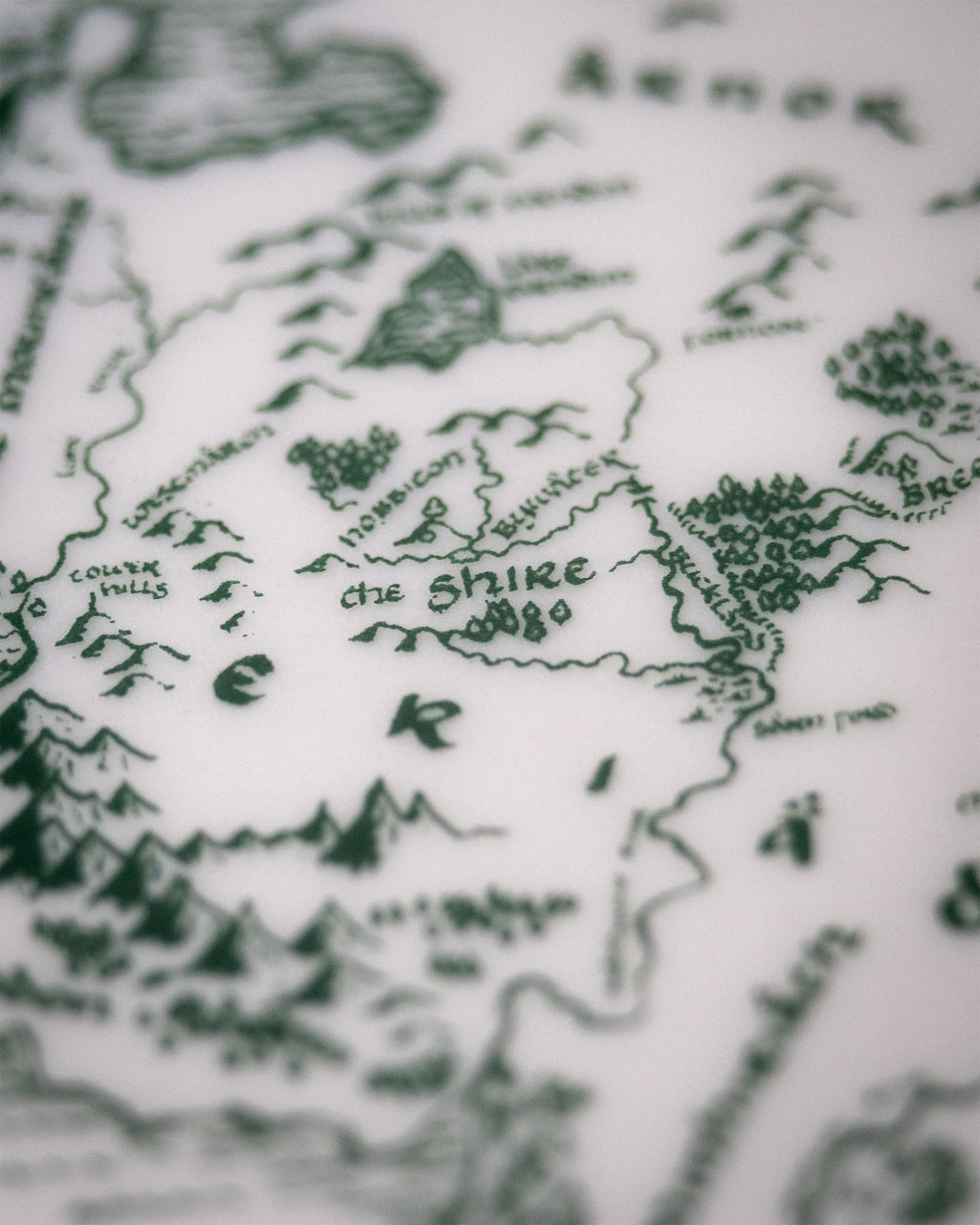 Immagine del prodotto Il Signore degli Anelli - Piatto della Mappa della Terra di Mezzo