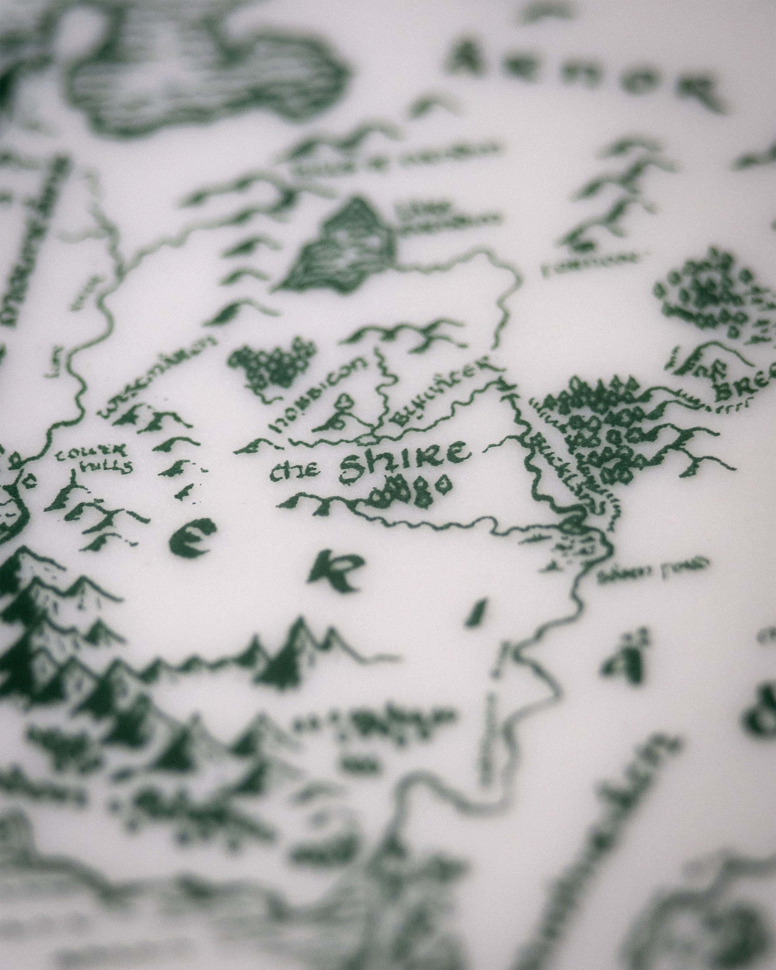 Immagine del prodotto Il Signore degli Anelli - Piatto della Mappa della Terra di Mezzo