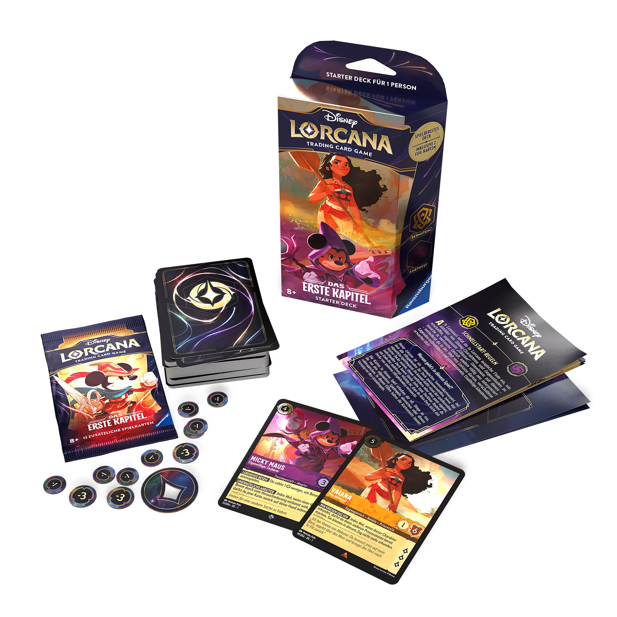 Immagine del prodotto Disney Lorcana Ambra e Ametista Starter Set - Il primo capitolo del gioco di carte collezionabili