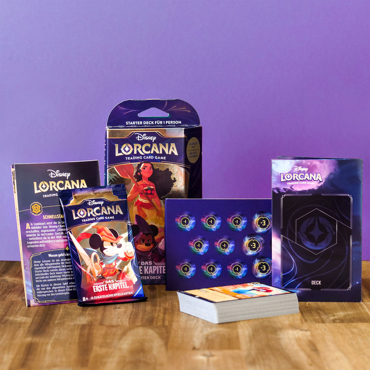 Immagine del prodotto Disney Lorcana Ambra e Ametista Starter Set - Il primo capitolo del gioco di carte collezionabili
