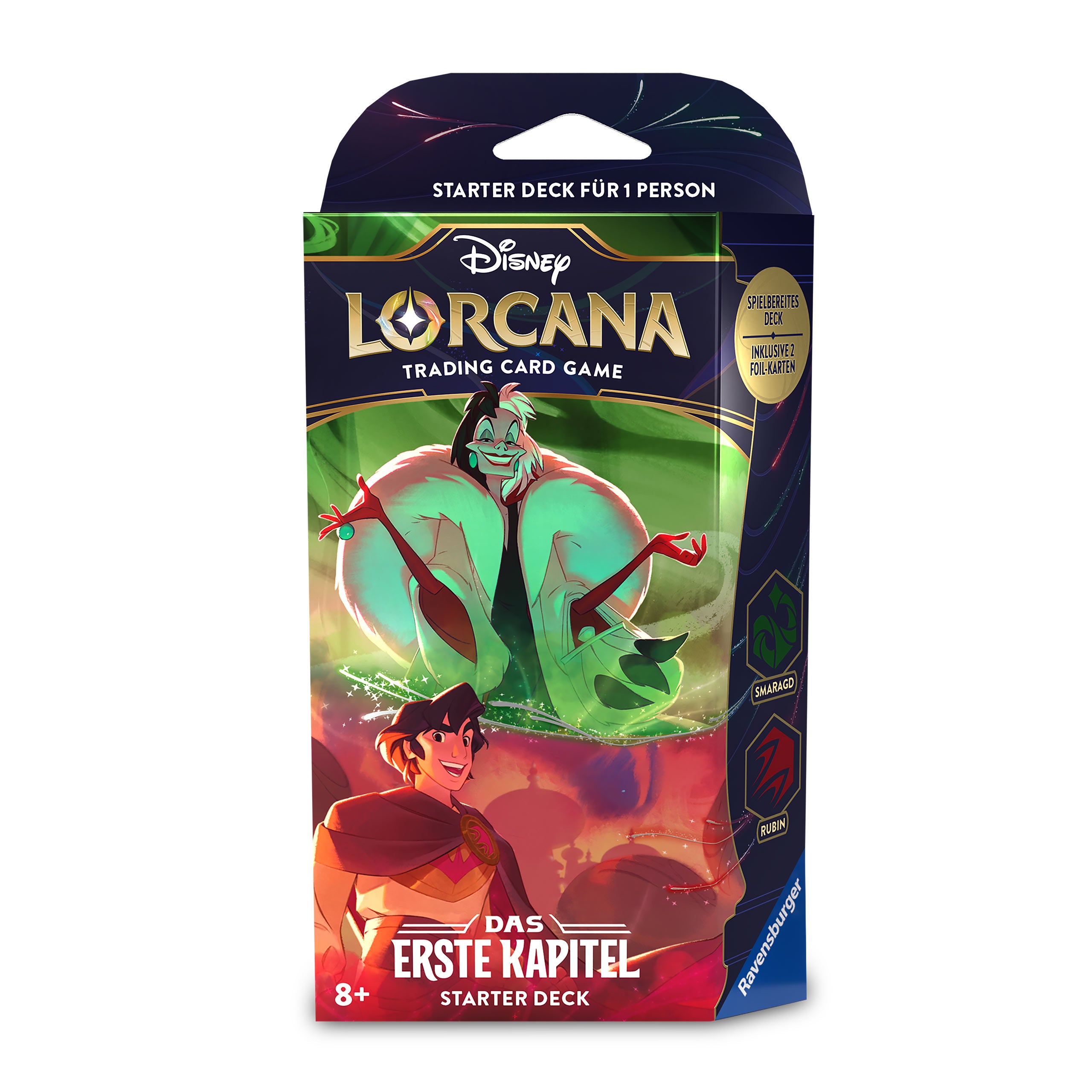 Immagine del prodotto Disney Lorcana Smeraldo e Rubino Starter Set - Il primo capitolo Gioco di carte collezionabili