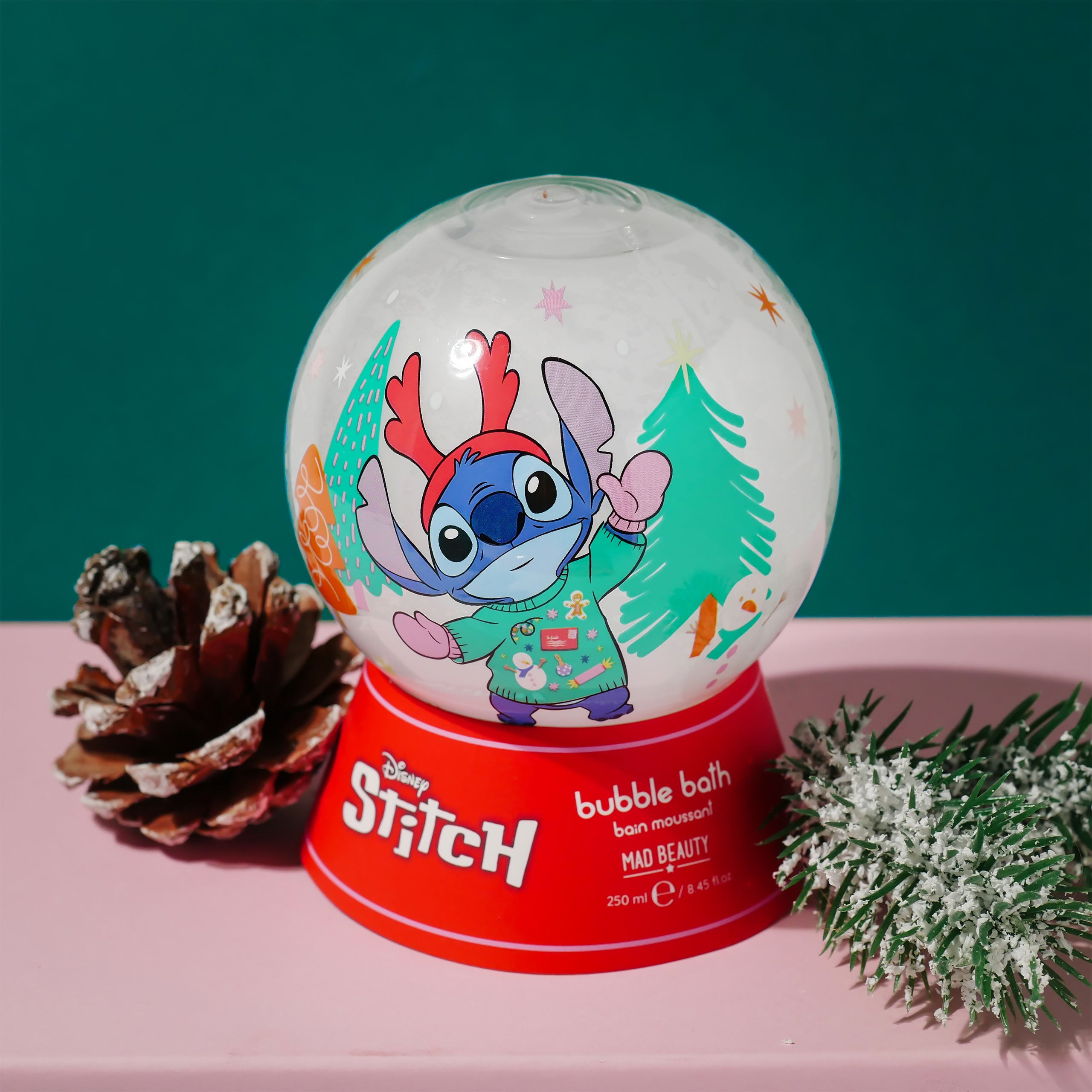 Immagine del prodotto Lilo & Stitch - Bagno schiuma Natalizio in globo di neve