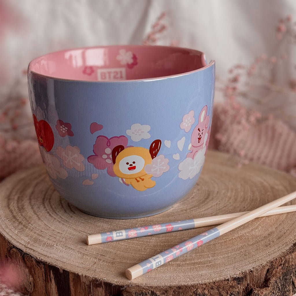 Immagine del prodotto BT21 - Ciotola di Ramen con Bacchette dei Personaggi