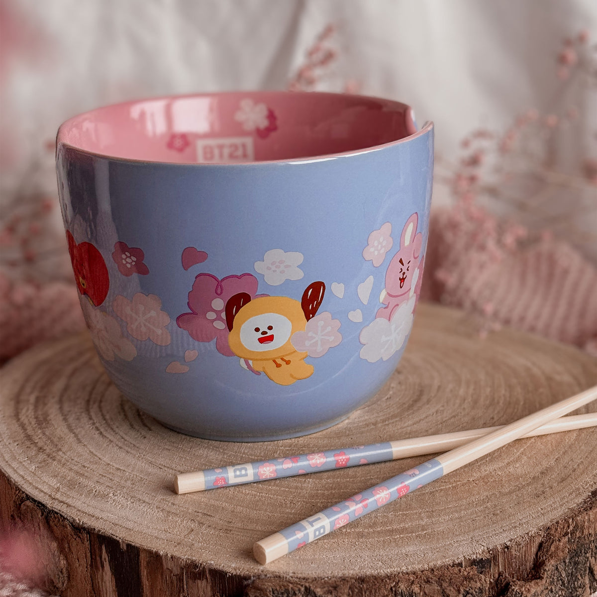 Immagine del prodotto BT21 - Ciotola di Ramen con Bacchette dei Personaggi
