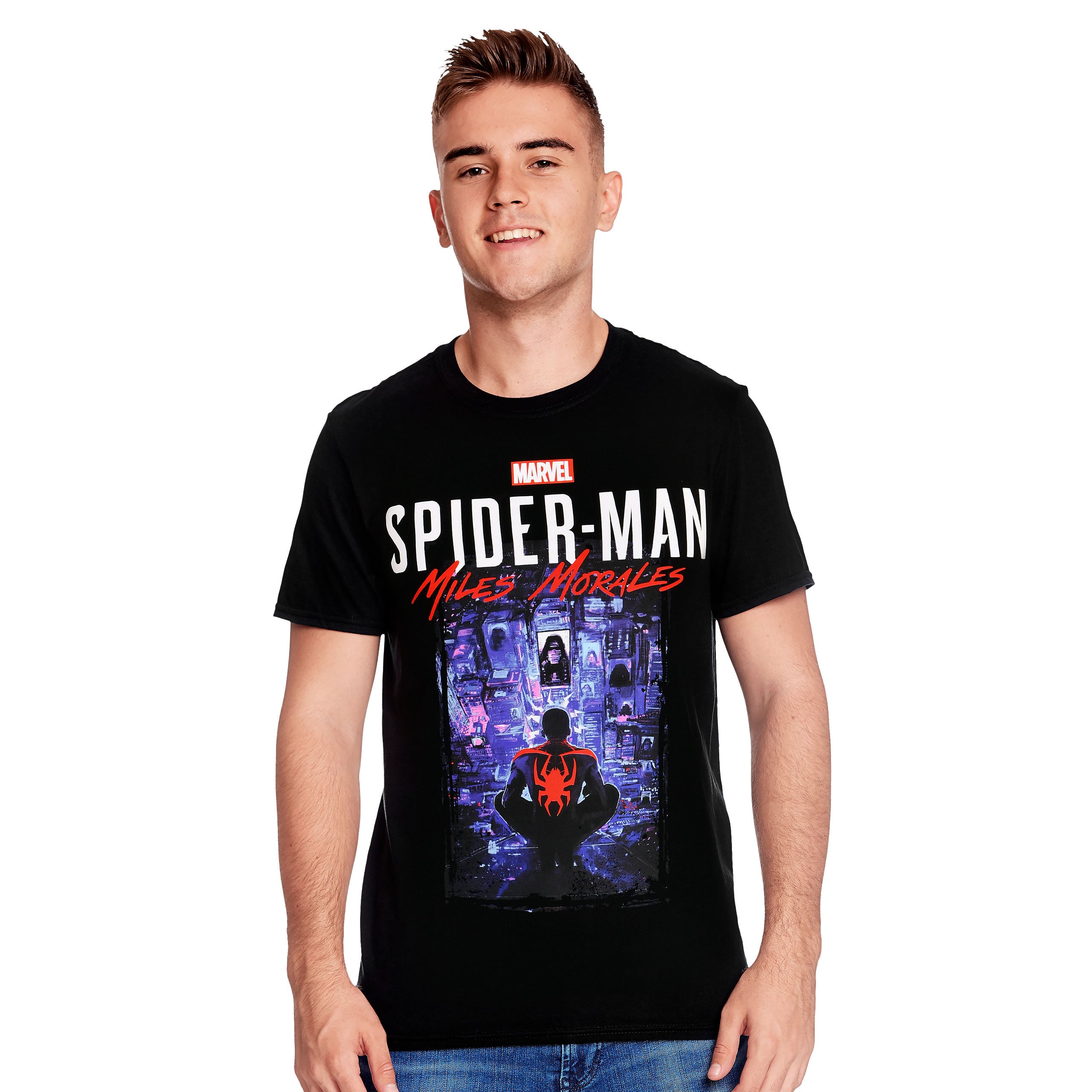 Immagine del prodotto Spider-Man - T-Shirt nera di Miles Morales