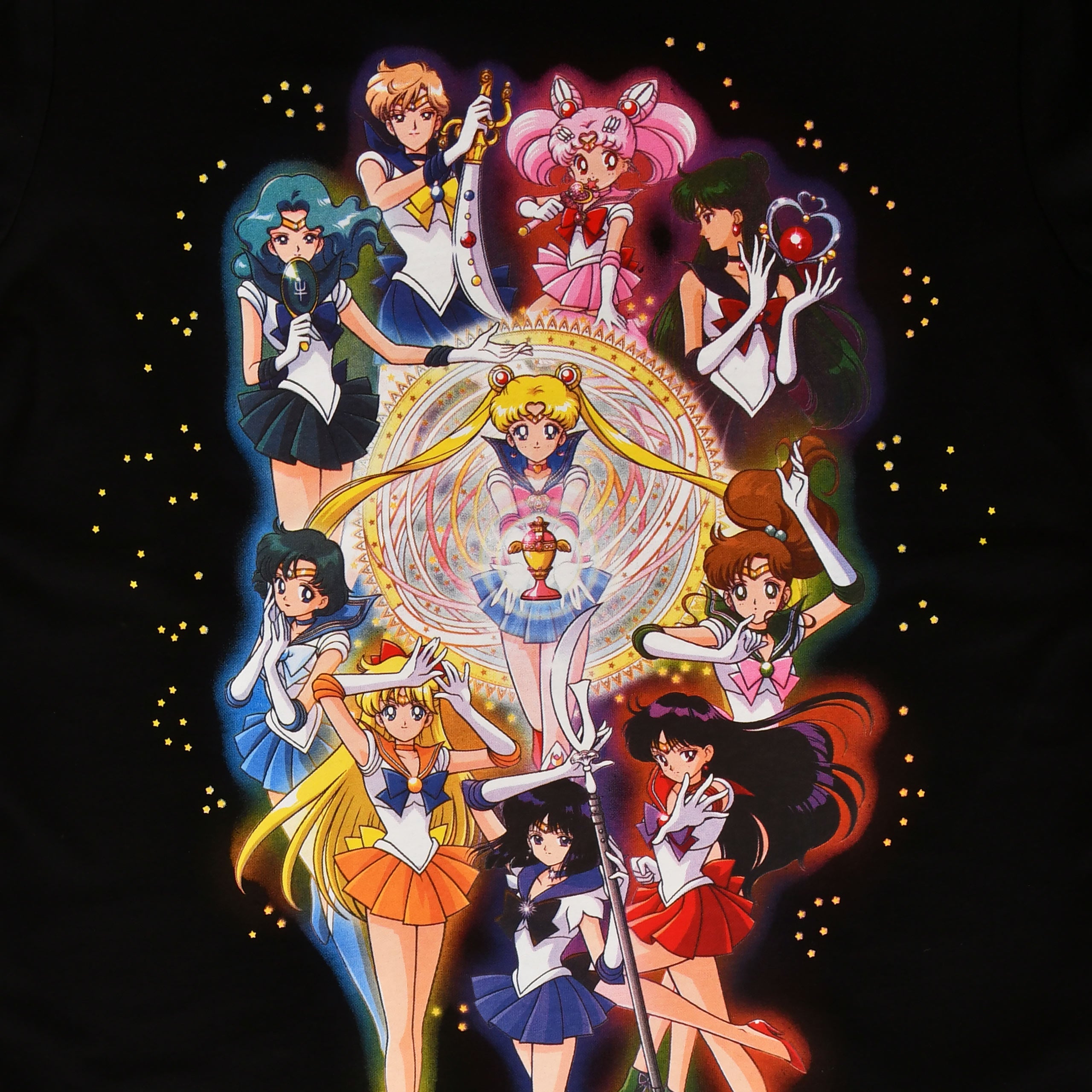 Immagine del prodotto Sailor Moon - Maglietta nera della crew