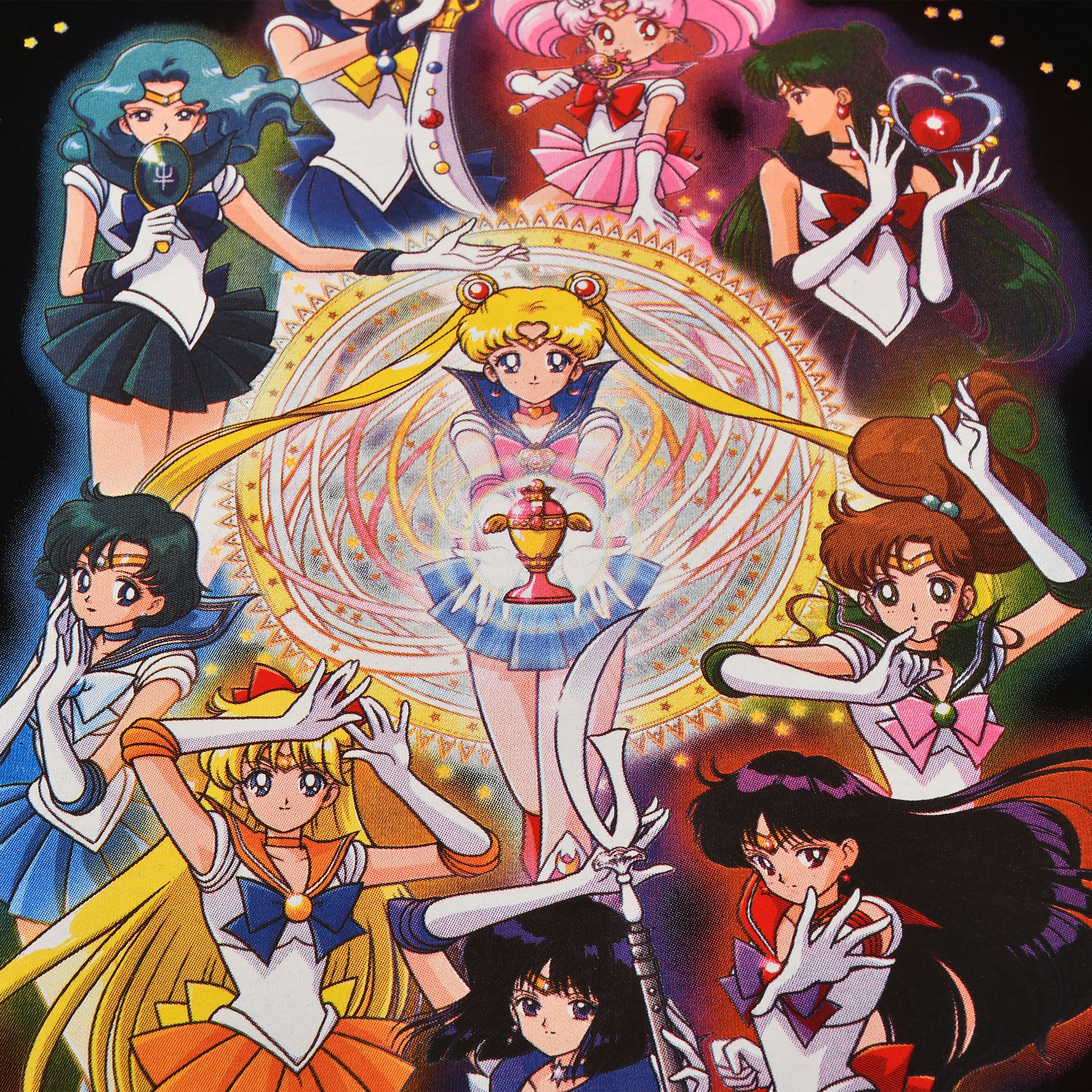Immagine del prodotto Sailor Moon - Maglietta nera della crew