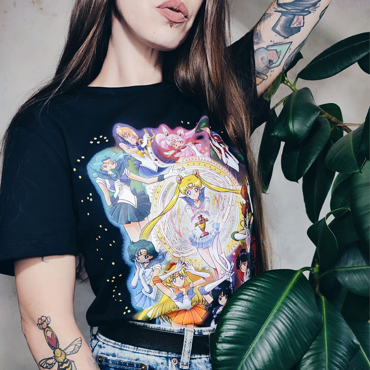 Immagine del prodotto Sailor Moon - Maglietta nera della crew