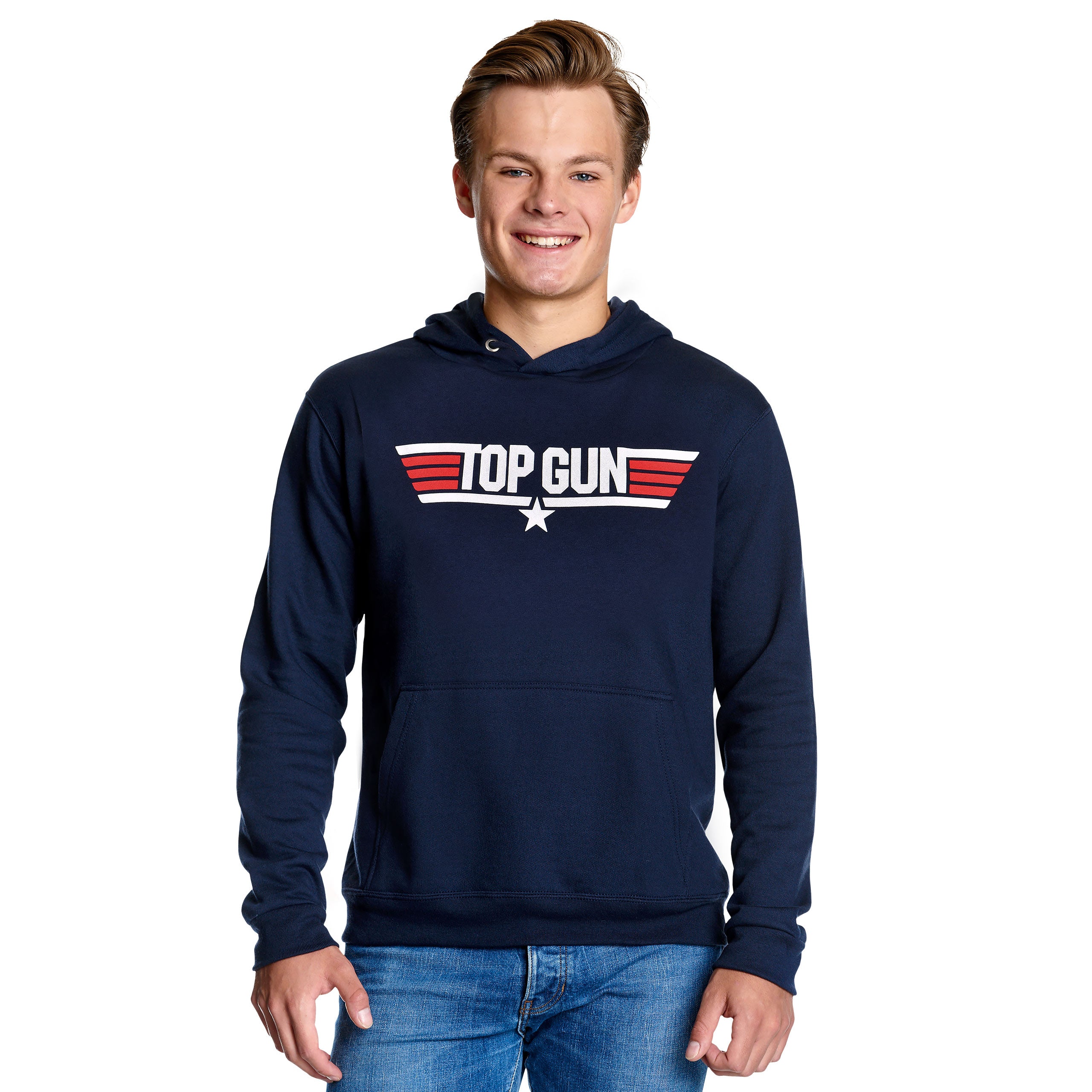 Immagine del prodotto Top Gun - Felpa con cappuccio blu con logo