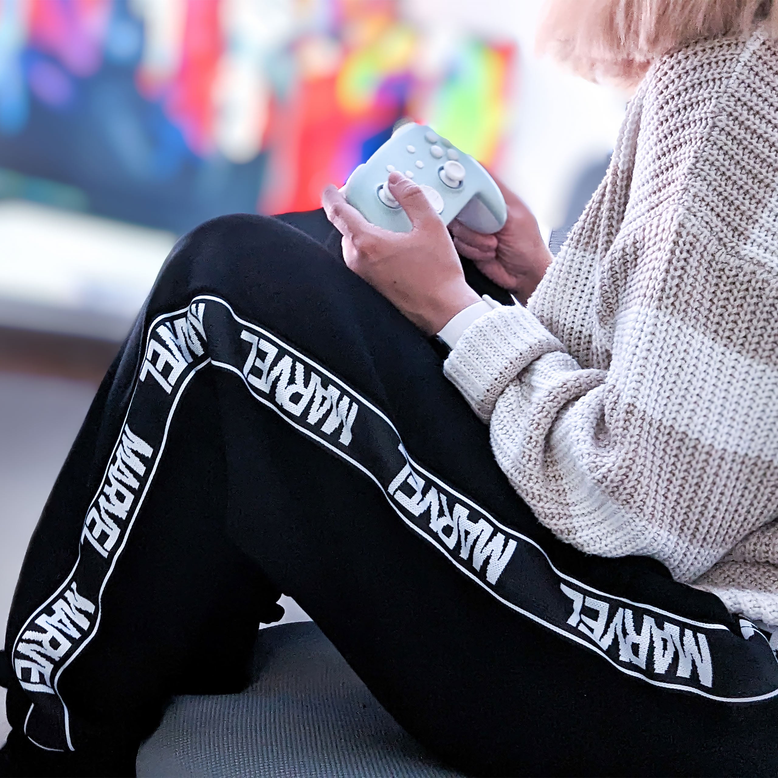 Immagine del prodotto Marvel - Pantaloni da tuta con logo nero