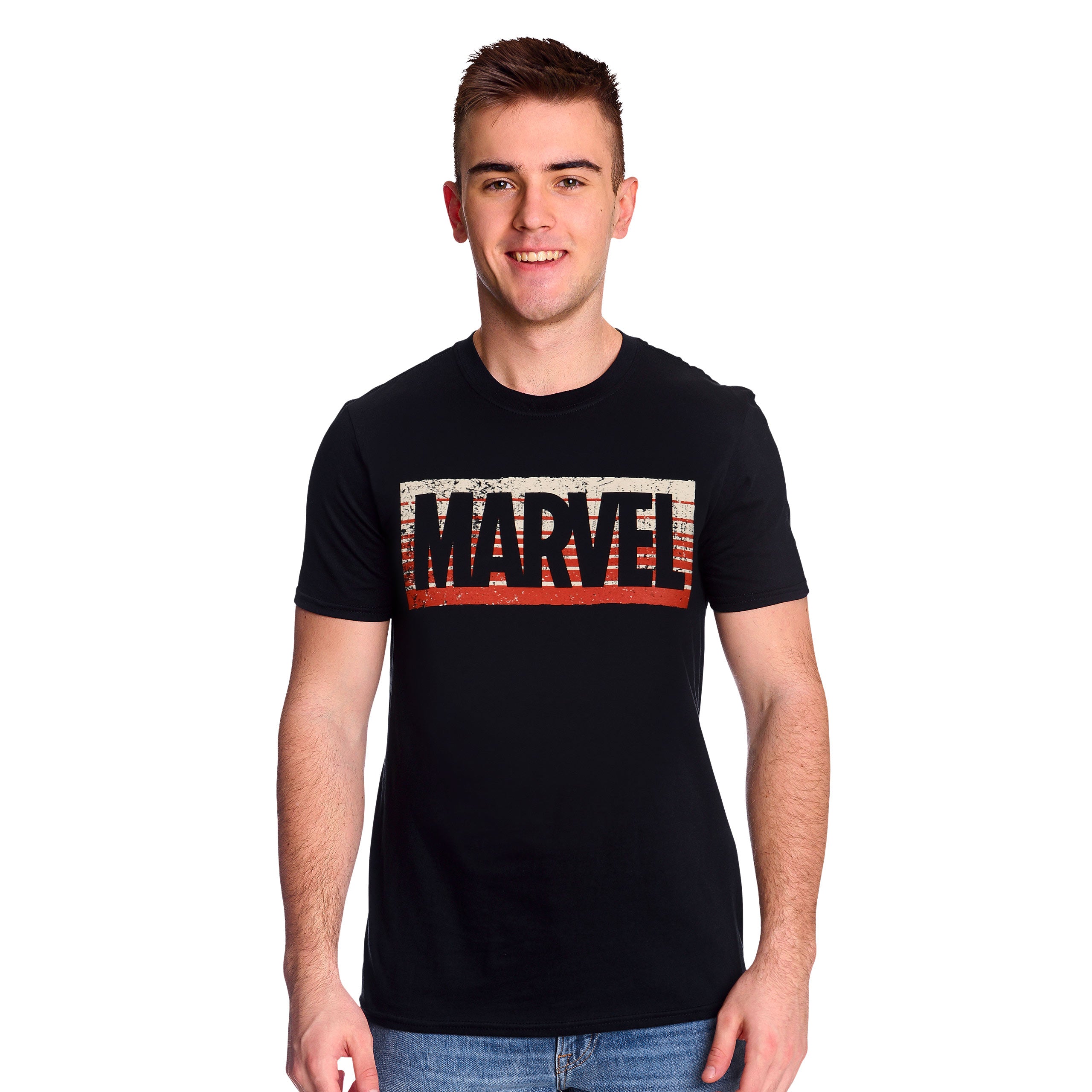 Immagine del prodotto Marvel - Maglietta nera con logo di Guardians