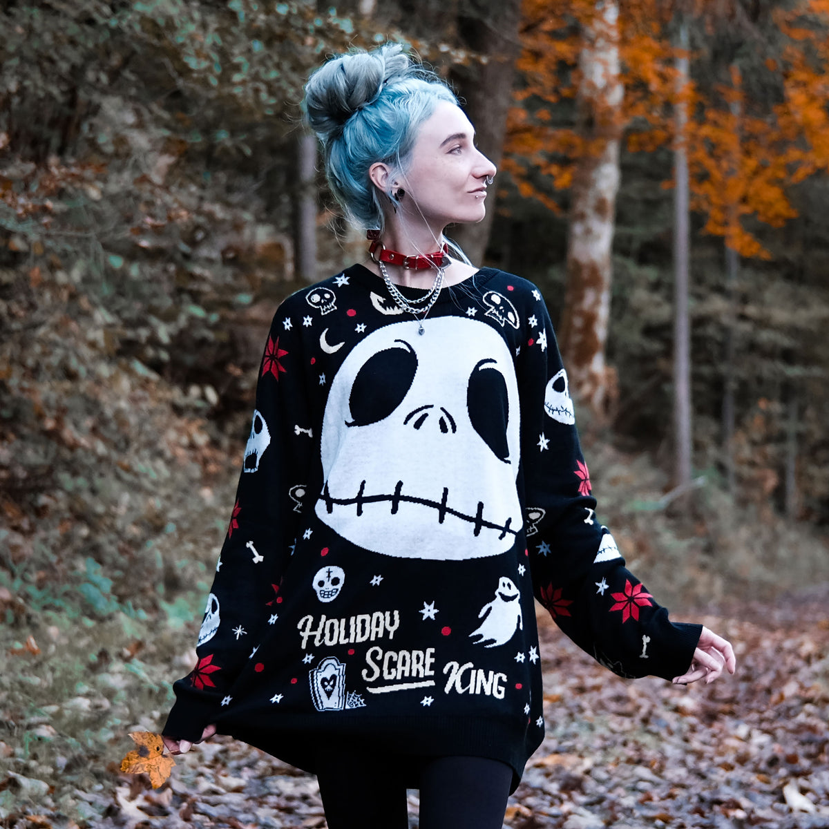Immagine del prodotto Nightmare Before Christmas - Maglione a maglia Jack Skellington