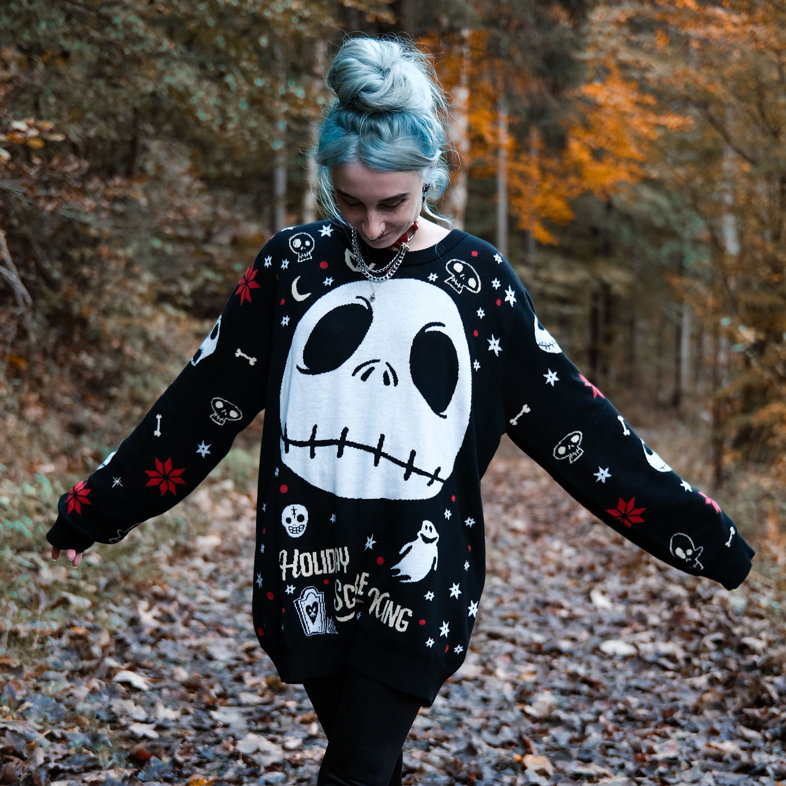 Immagine del prodotto Nightmare Before Christmas - Maglione a maglia Jack Skellington