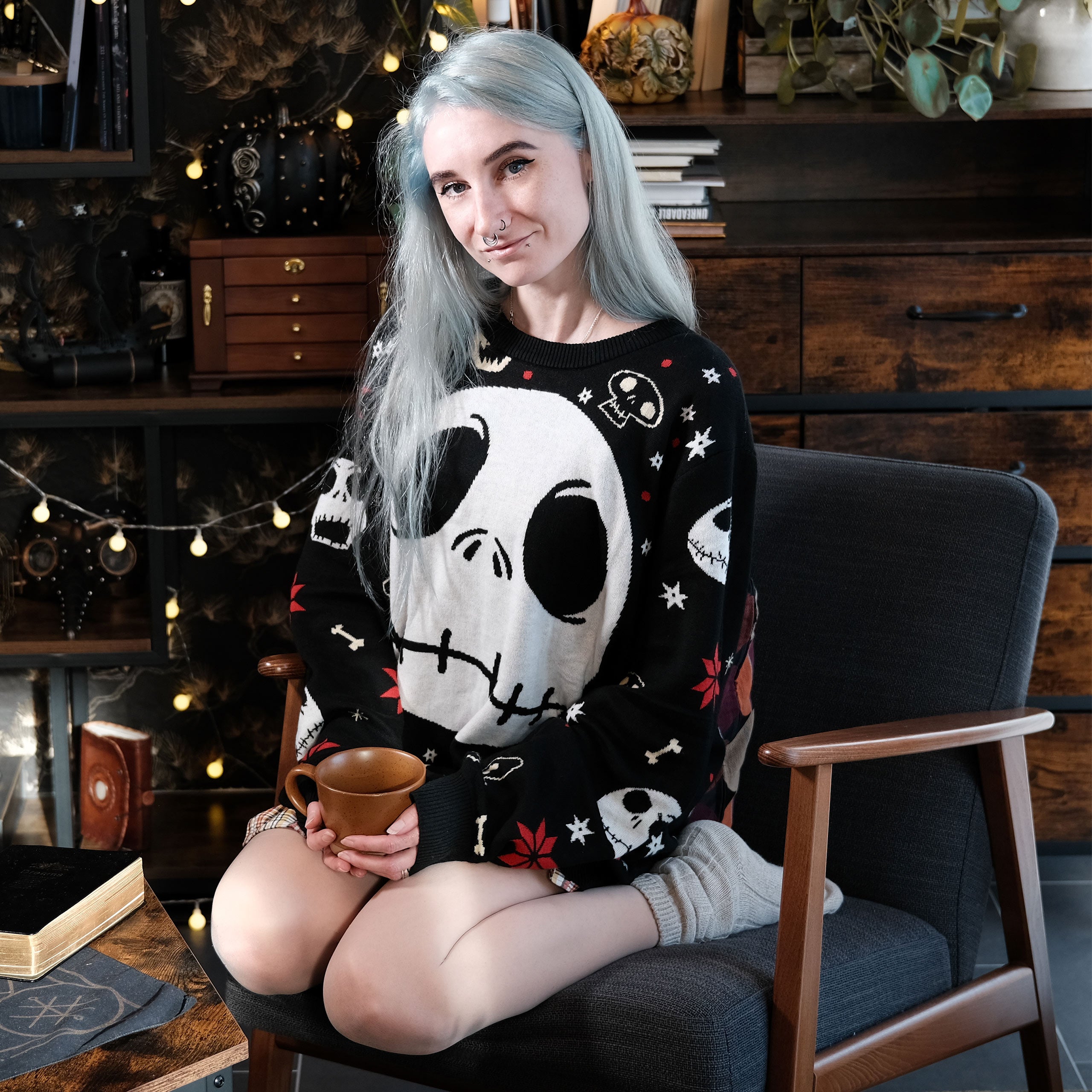 Immagine del prodotto Nightmare Before Christmas - Maglione a maglia Jack Skellington