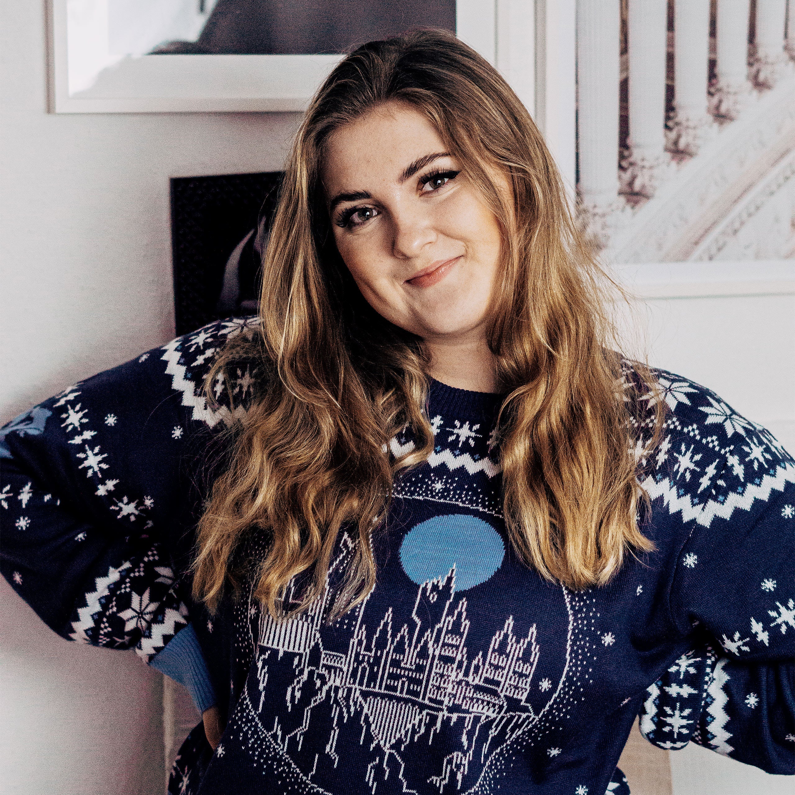 Immagine del prodotto Harry Potter - Maglione in maglia del castello di Hogwarts