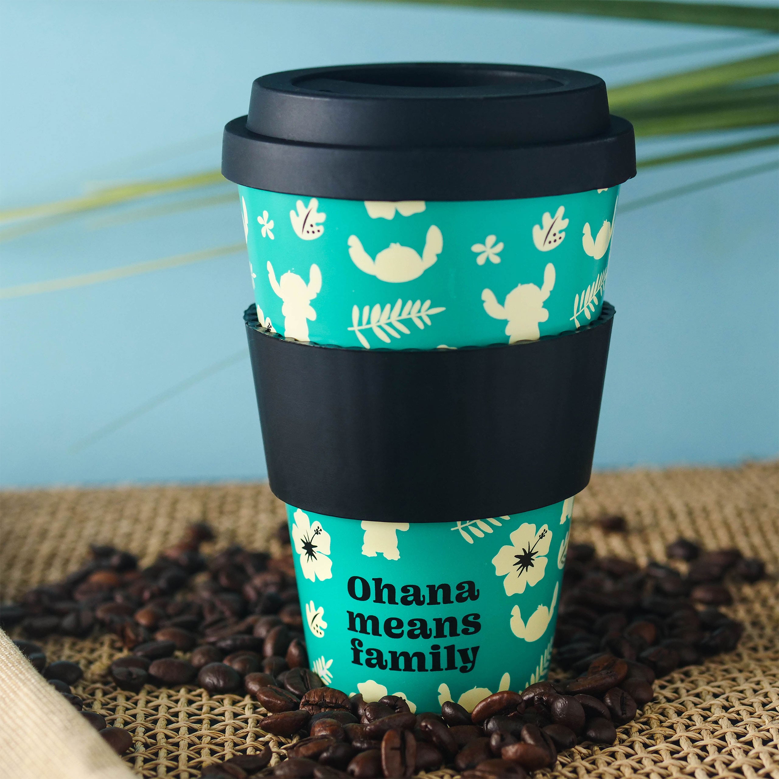 Immagine del prodotto Lilo & Stitch - Ohana significa famiglia per andare bicchiere