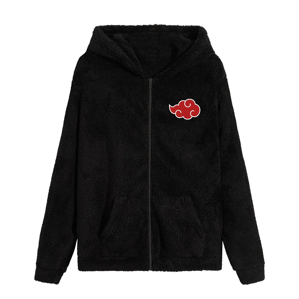 Immagine del prodotto Naruto - Giacca di peluche Akatsuki con cappuccio nera
