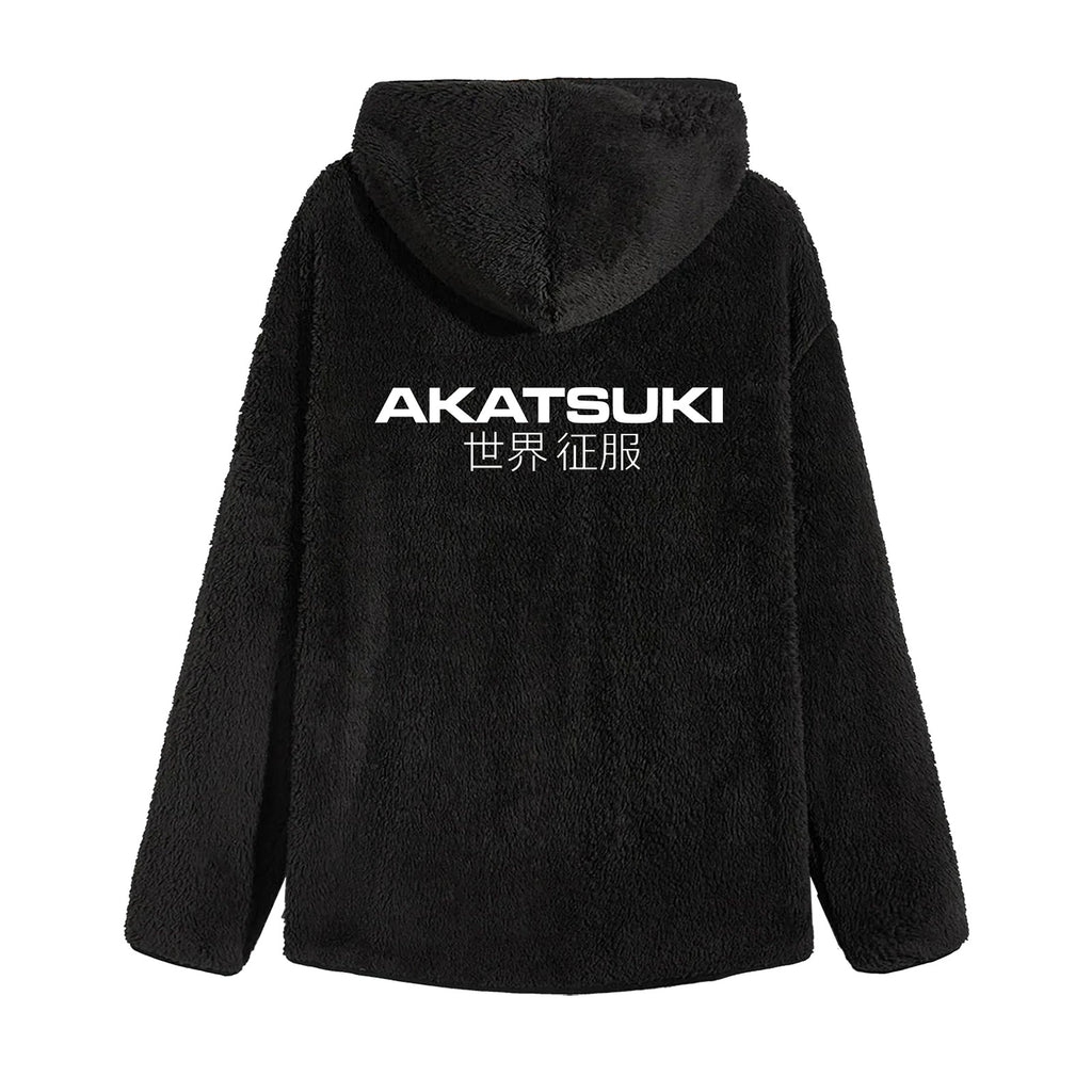 Immagine del prodotto Naruto - Giacca di peluche Akatsuki con cappuccio nera