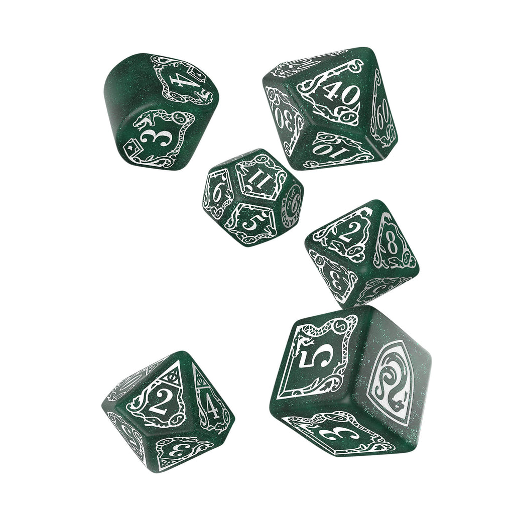 Immagine del prodotto Harry Potter - Set di dadi RPG Slytherin 7 pezzi verde