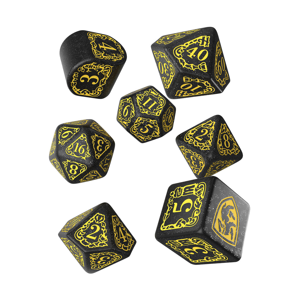 Immagine del prodotto Harry Potter - Set di dadi RPG Hufflepuff 7 pezzi nero