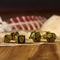 Immagine del prodotto Harry Potter - Set di dadi RPG Hufflepuff 7 pezzi nero