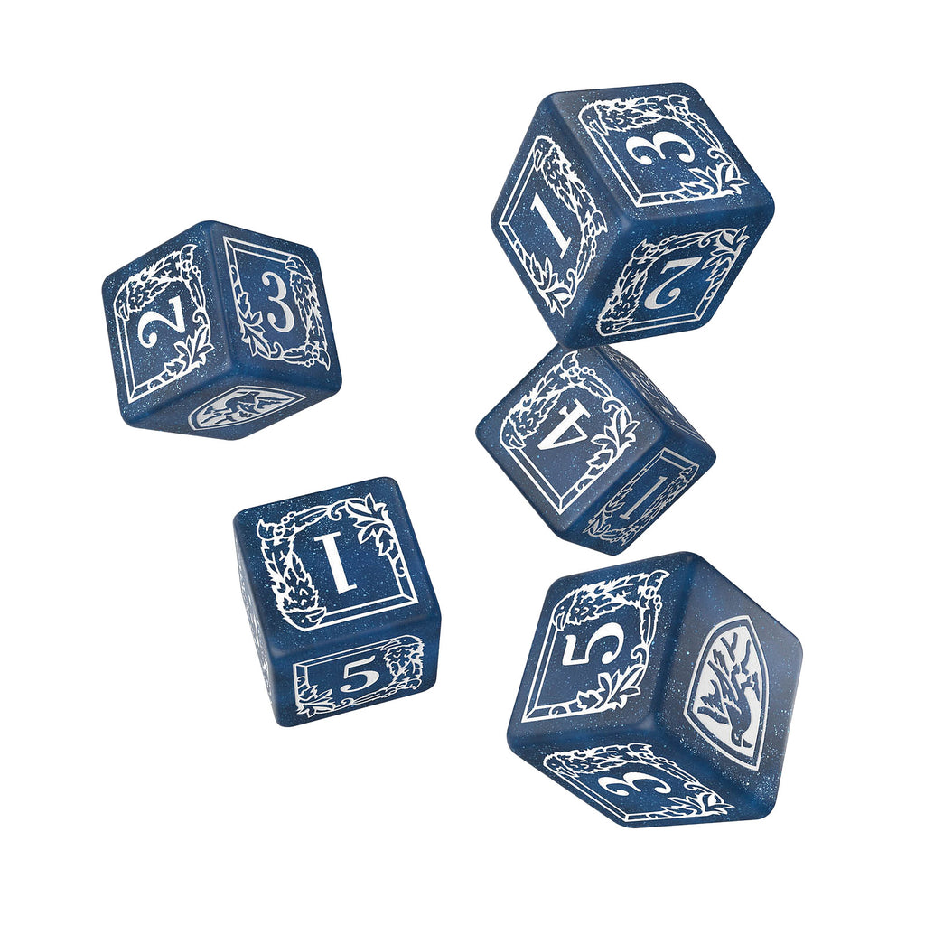Immagine del prodotto Harry Potter - Set di dadi RPG di Ravenclaw 5 pezzi con sacchetto di dadi blu