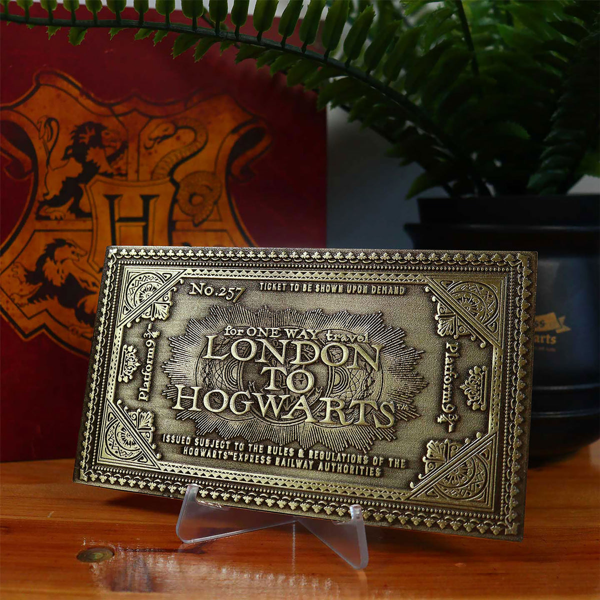 Immagine del prodotto Harry Potter - Replica del biglietto dell’Espresso per Hogwarts in stile antico (edizione limitata)