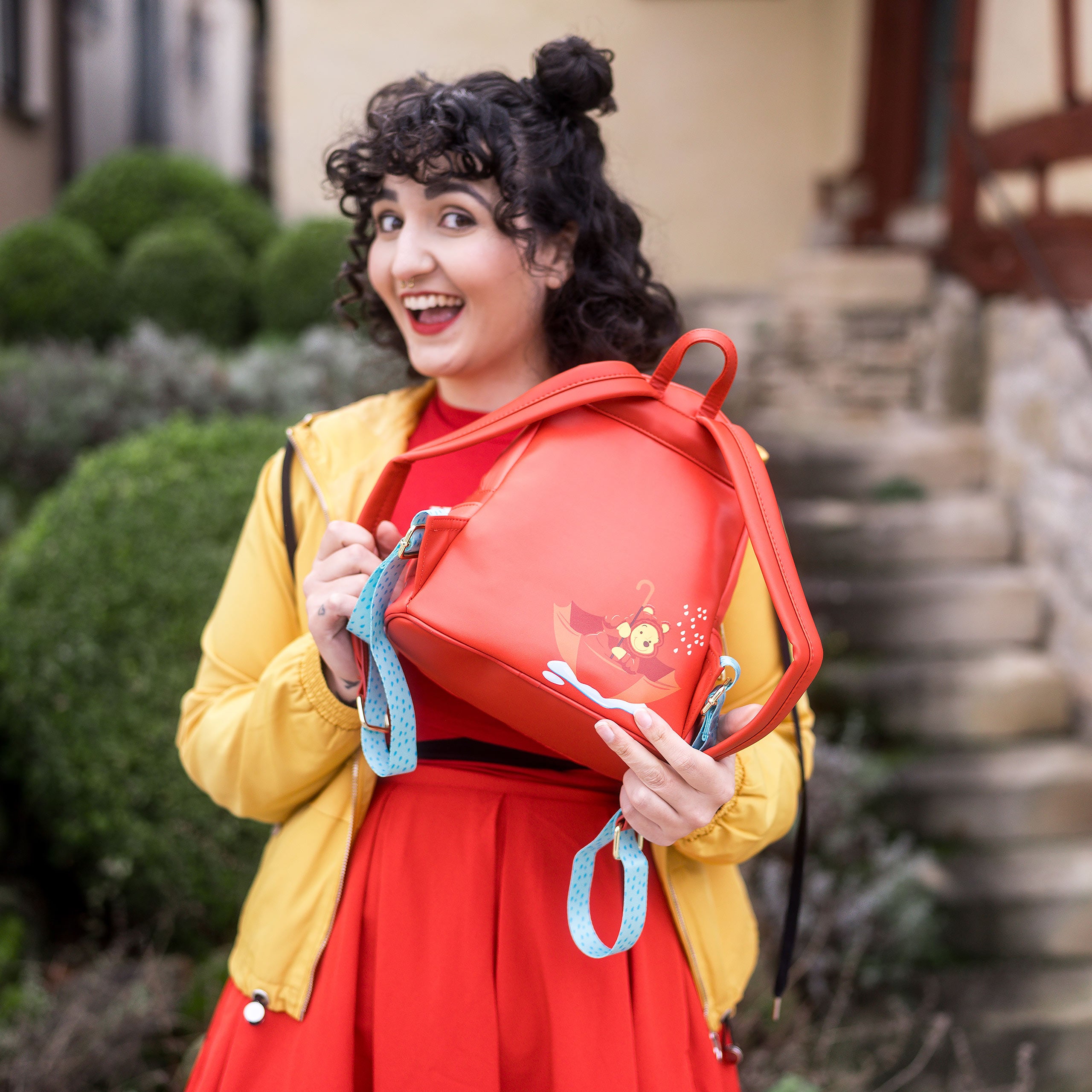 Product image Winnie the Pooh - Puffer Jacket Cosplay Mini Backpack Red