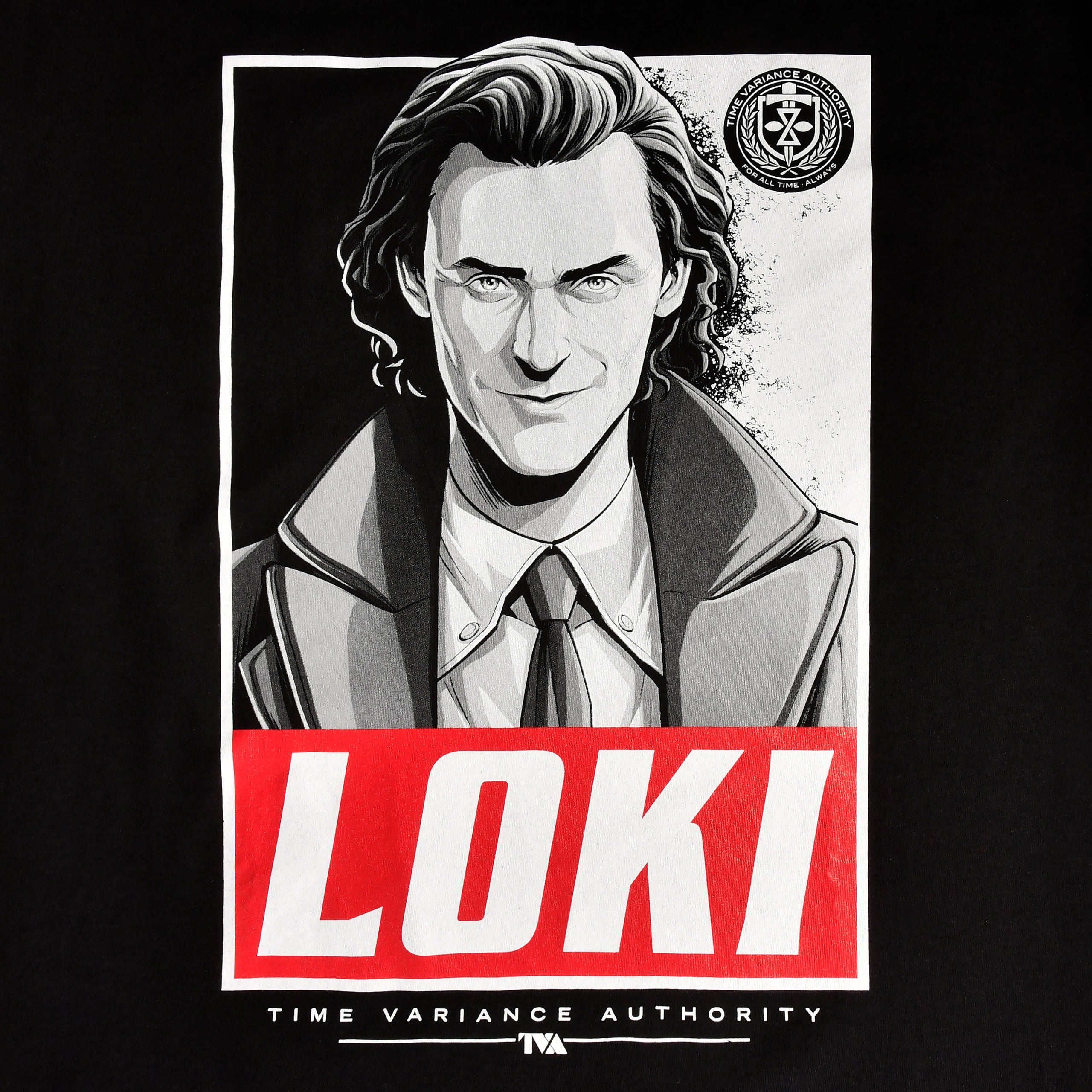 Immagine del prodotto T-shirt Loki Square nera