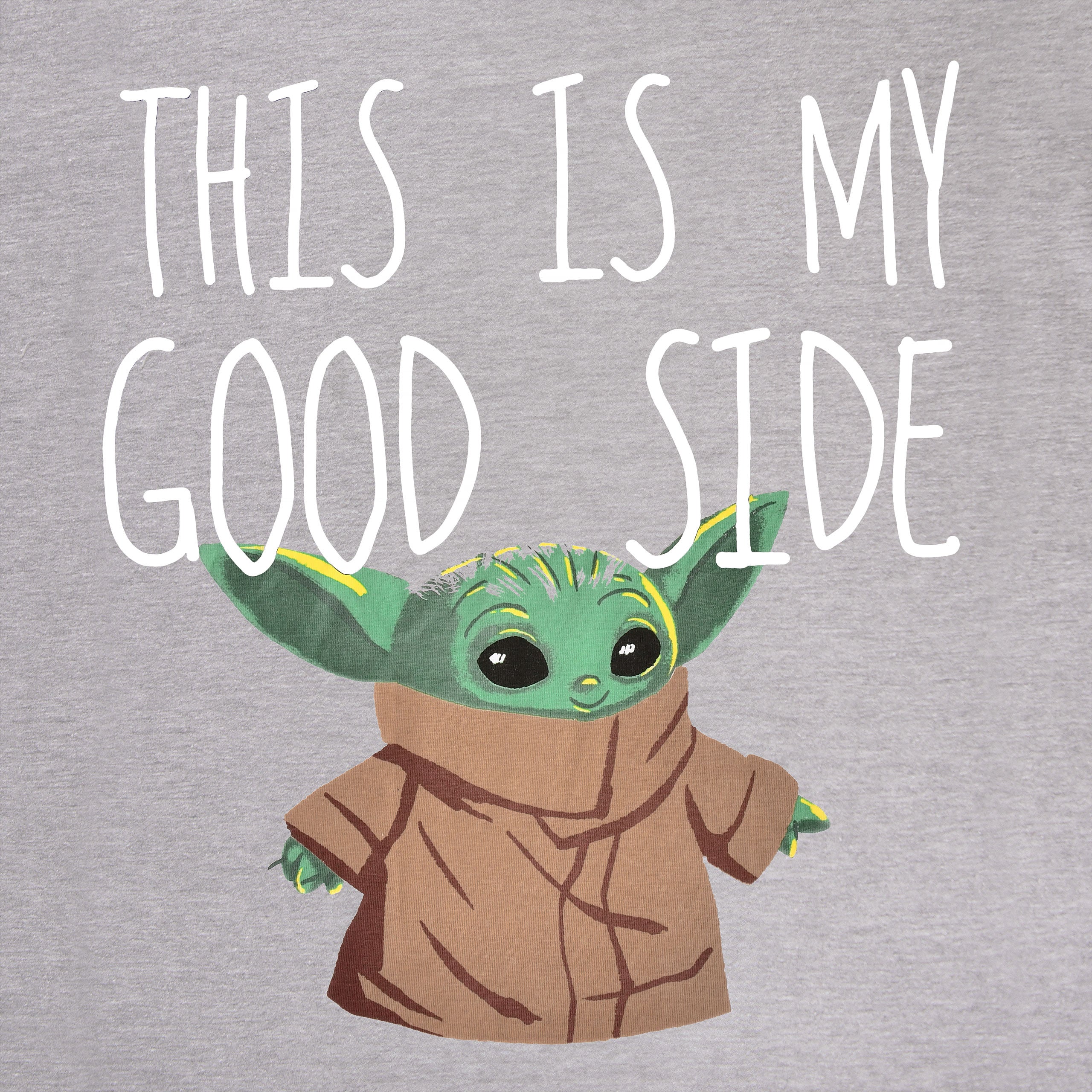 Immagine del prodotto Grogu Good Side T-Shirt Oversize Bianca - Star Wars The Mandalorian