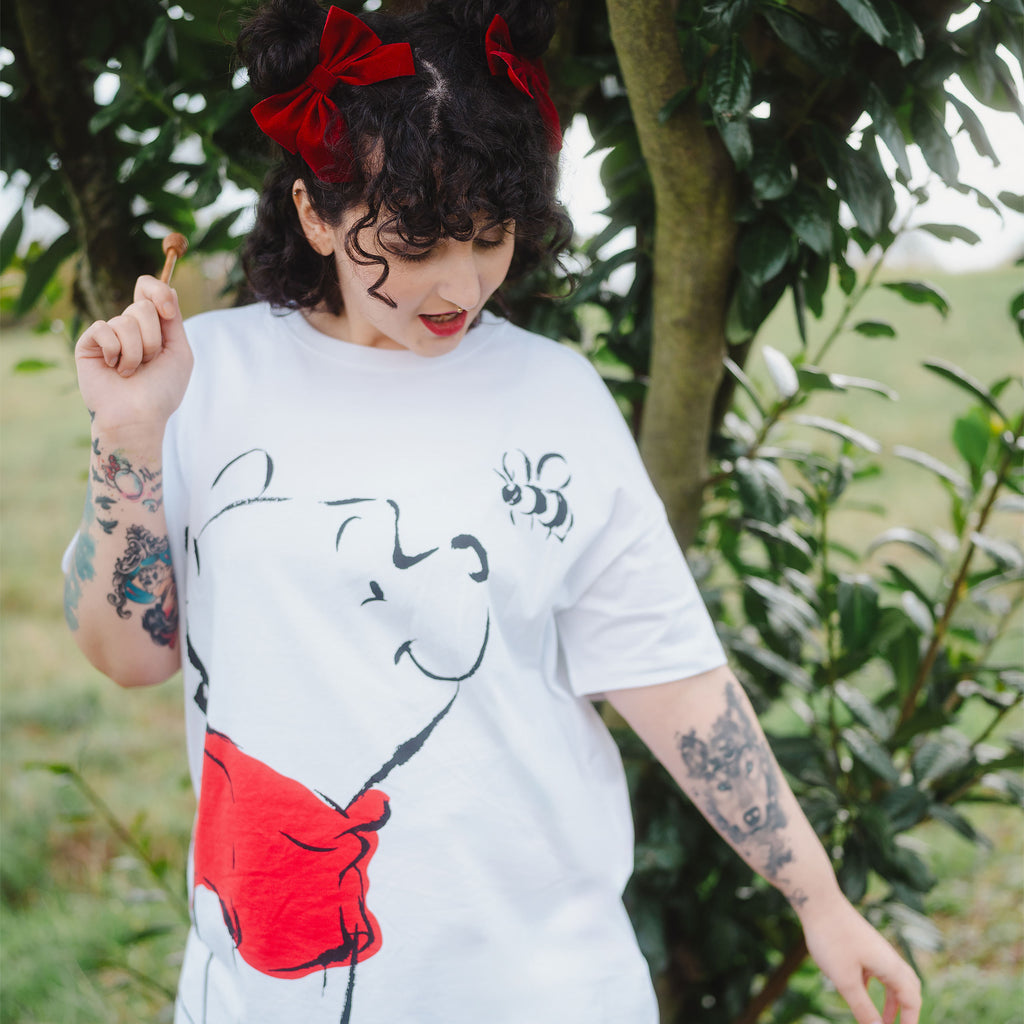 Immagine del prodotto Winnie Pooh - T-shirt Oversize Bianca