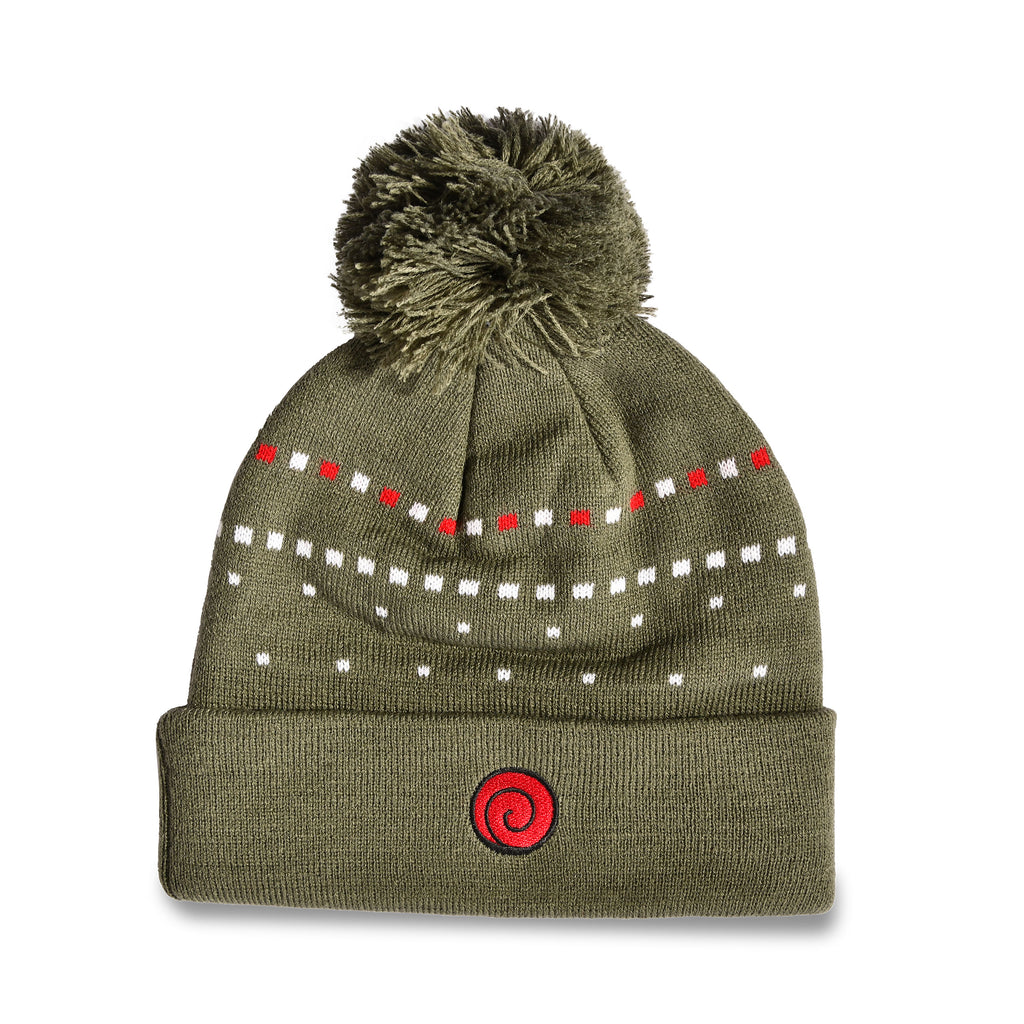 Immagine del prodotto Naruto - Cappello verde con pompon e simbolo di Uzushiogakure