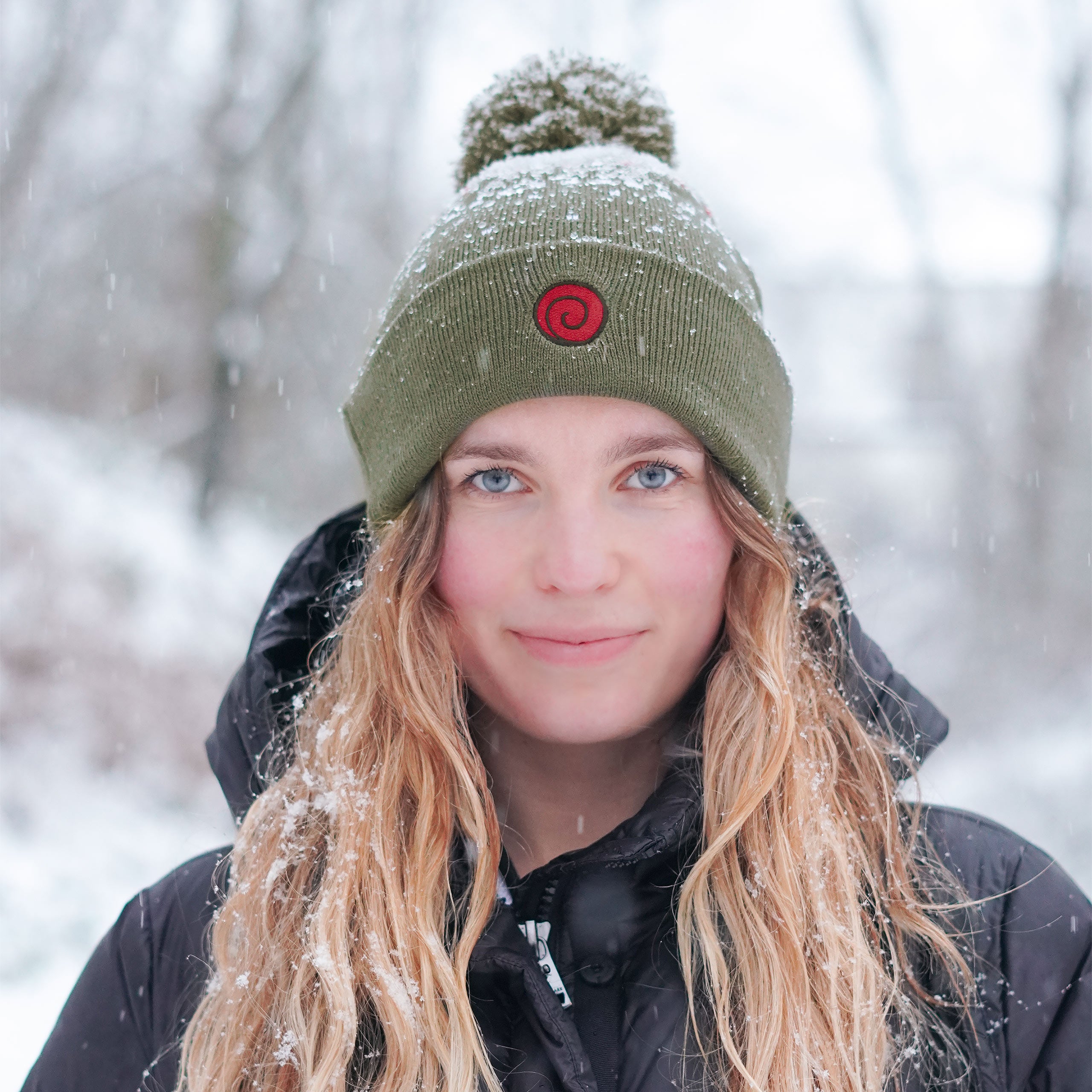 Immagine del prodotto Naruto - Cappello verde con pompon e simbolo di Uzushiogakure