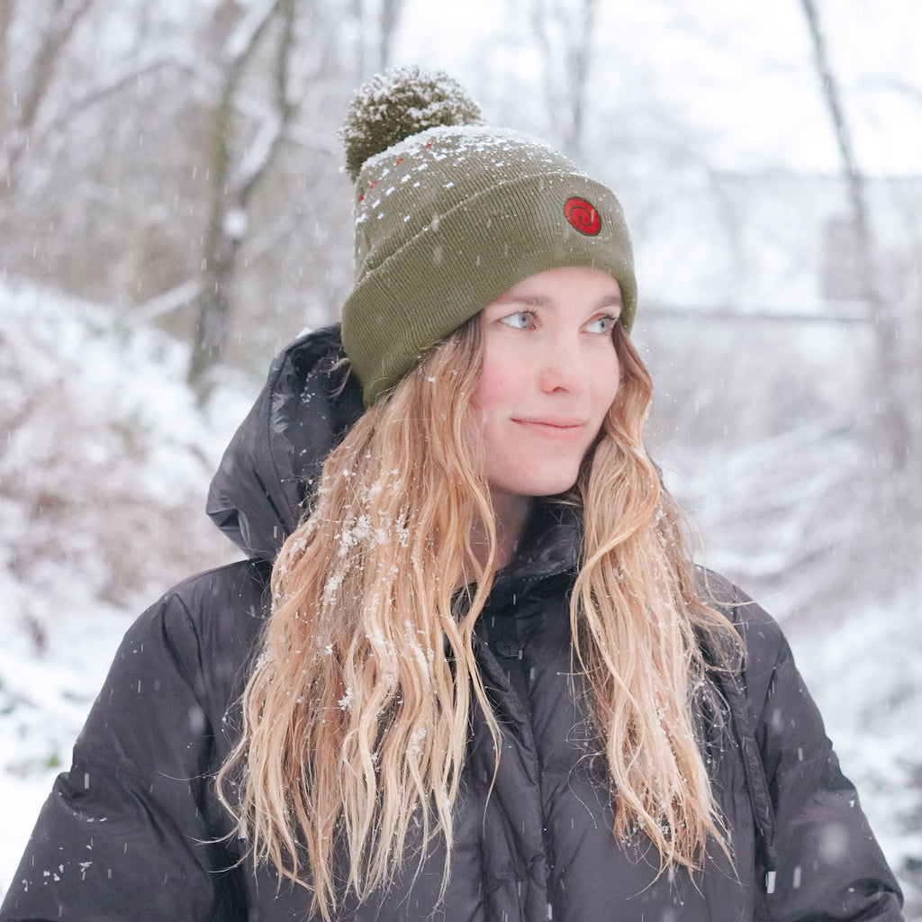 Immagine del prodotto Naruto - Cappello verde con pompon e simbolo di Uzushiogakure