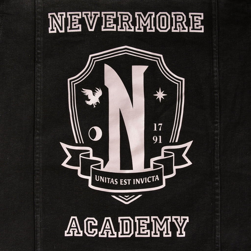 Product image Wednesday - Nevermore Academy Jeans Jacket Black