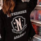 Product image Wednesday - Nevermore Academy Jeans Jacket Black