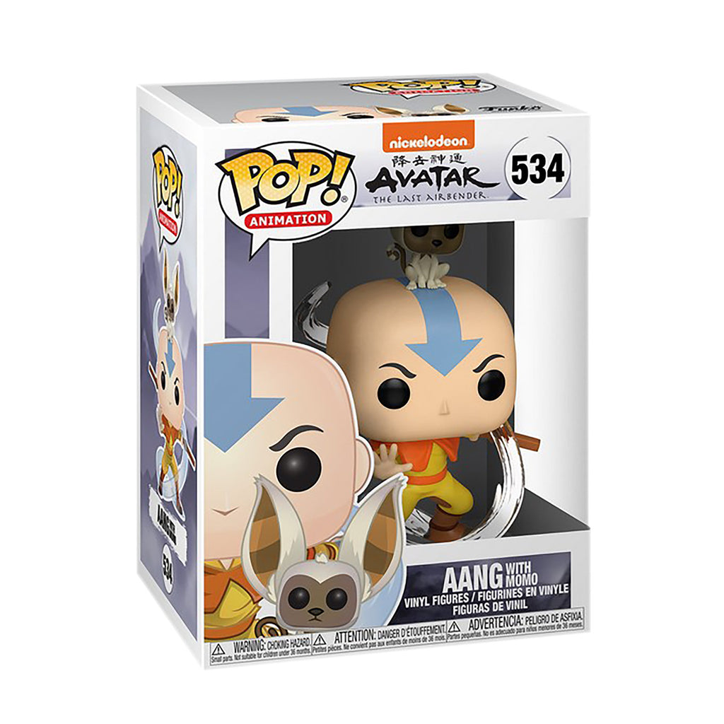 Immagine del prodotto Avatar The Last Airbender - Aang con Momo Funko Pop Figura