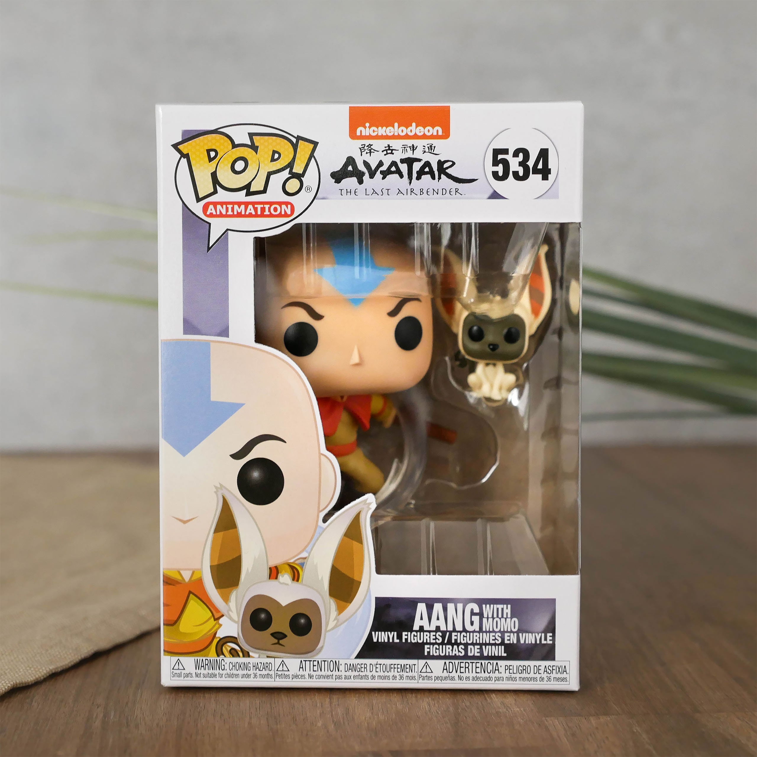 Immagine del prodotto Avatar The Last Airbender - Aang con Momo Funko Pop Figura