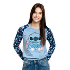 Immagine del prodotto Lilo & Stitch - Weird But Cute Raglan Longsleeve per donne blu