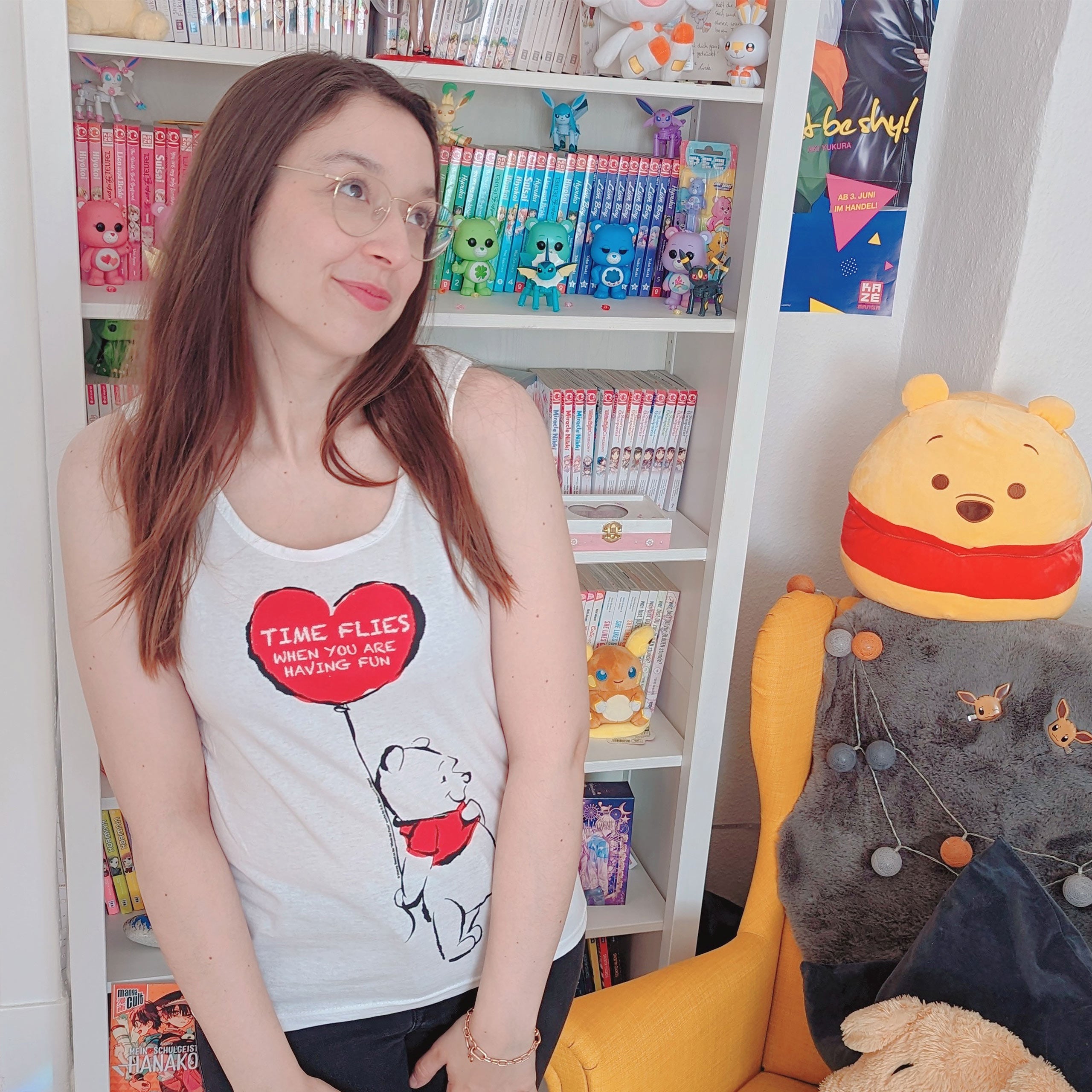 Immagine del prodotto Winnie Pooh - Time Flies Canotta donna bianca