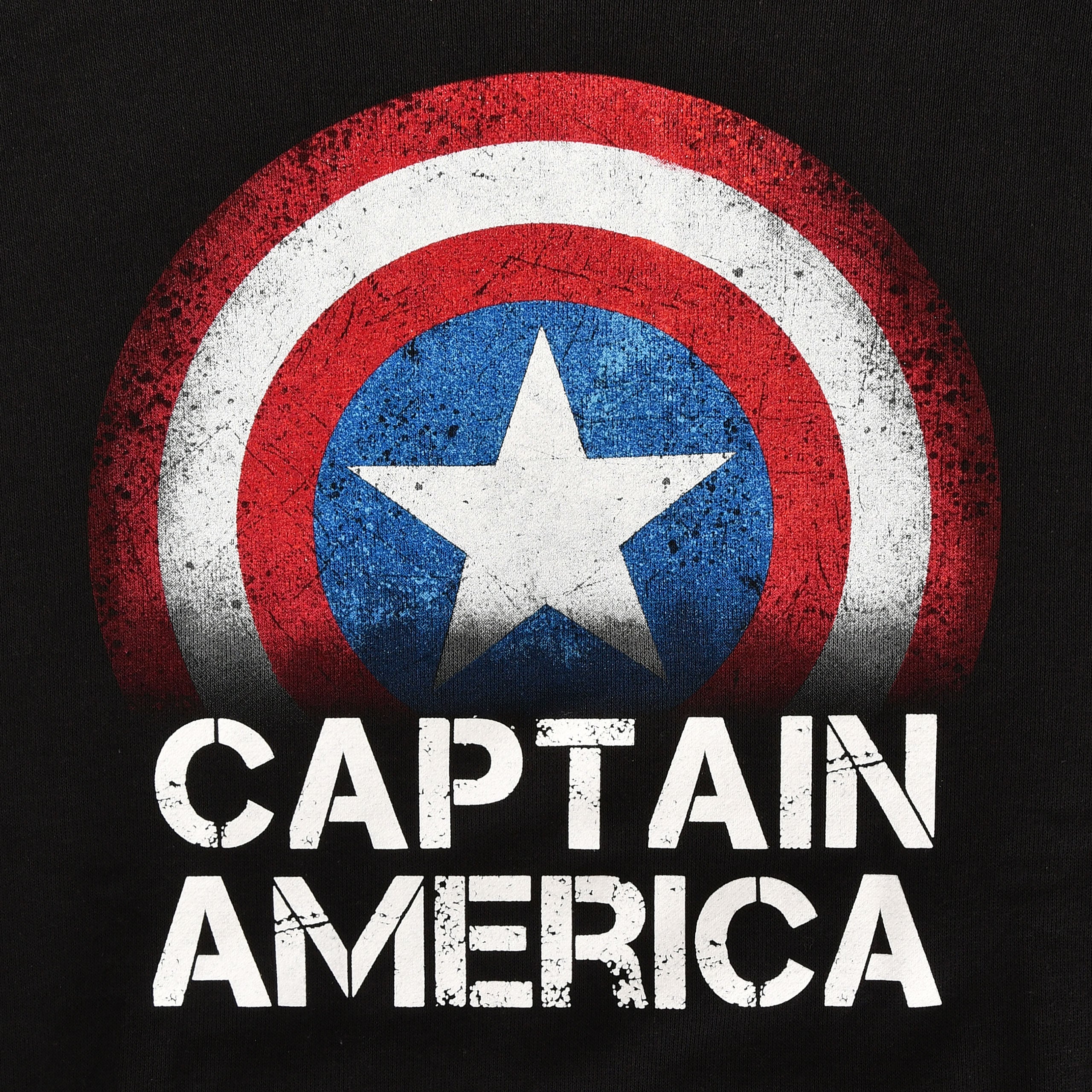Immagine del prodotto Captain America - Felpa con cappuccio nera Shield