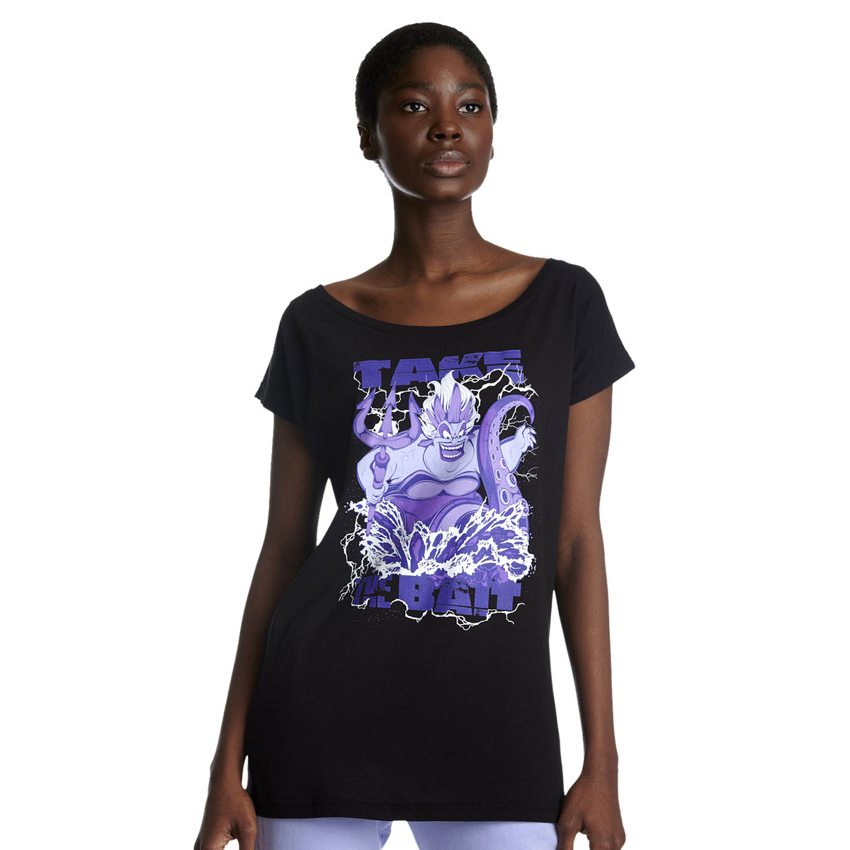 Immagine del prodotto Villains - T-shirt Ursula da donna aderente nera