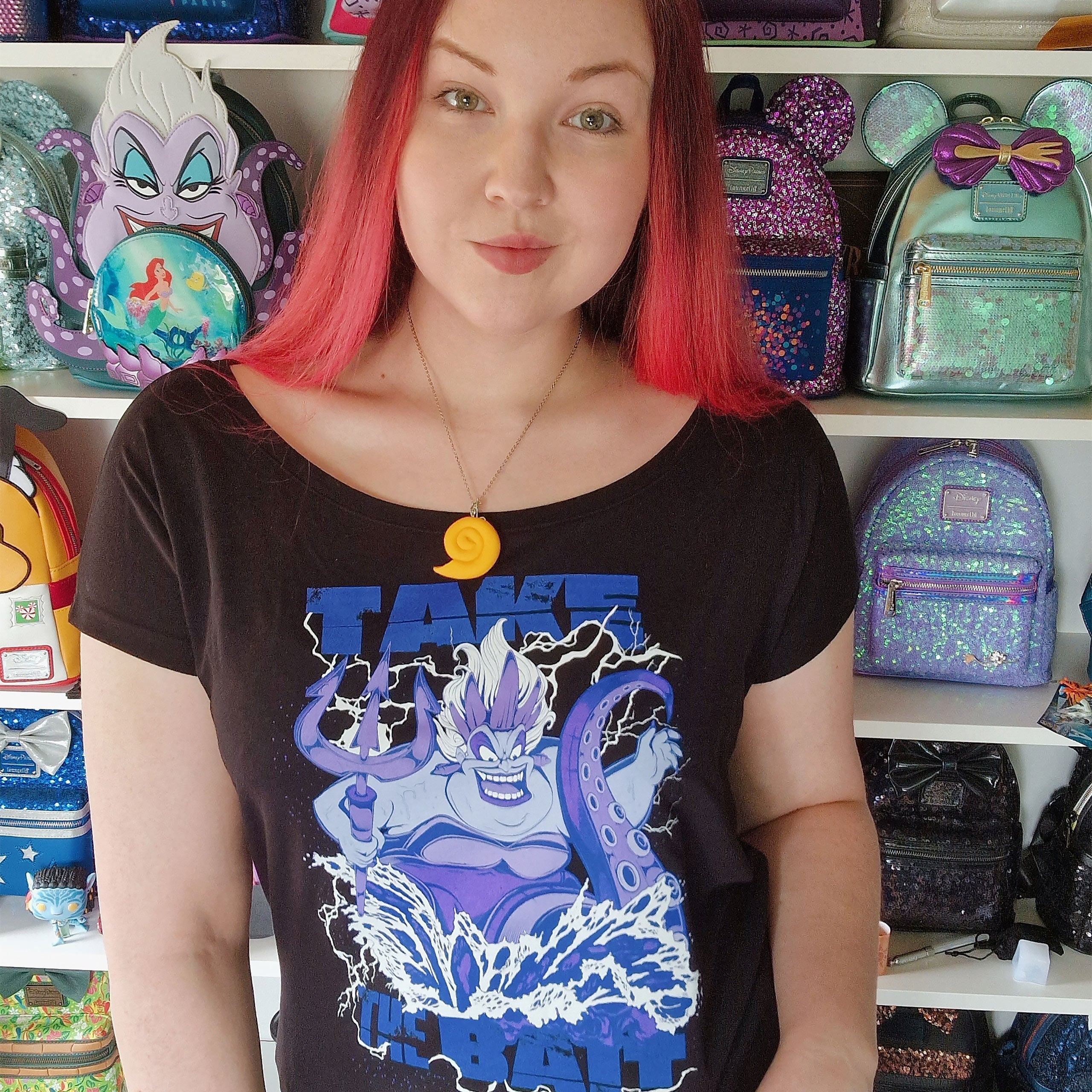 Immagine del prodotto Villains - T-shirt Ursula da donna aderente nera