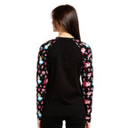 Immagine del prodotto Alice nel Paese delle Meraviglie - Maglia a manica lunga 'Time for Tea' nera da donna