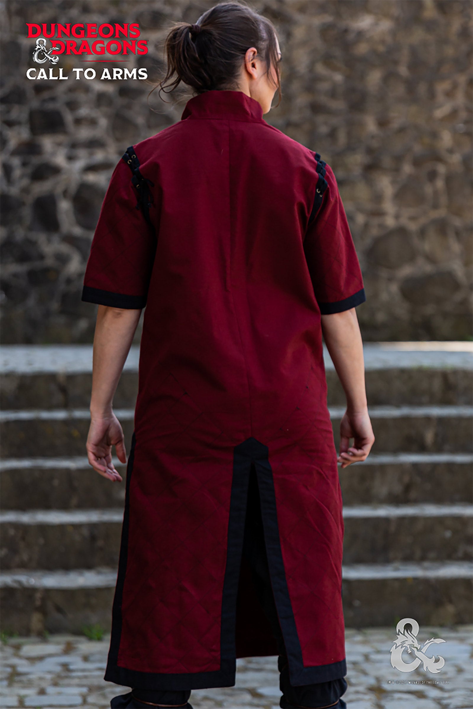 Immagine del prodotto Dungeons & Dragons - Tunica da combattente rosso-nero