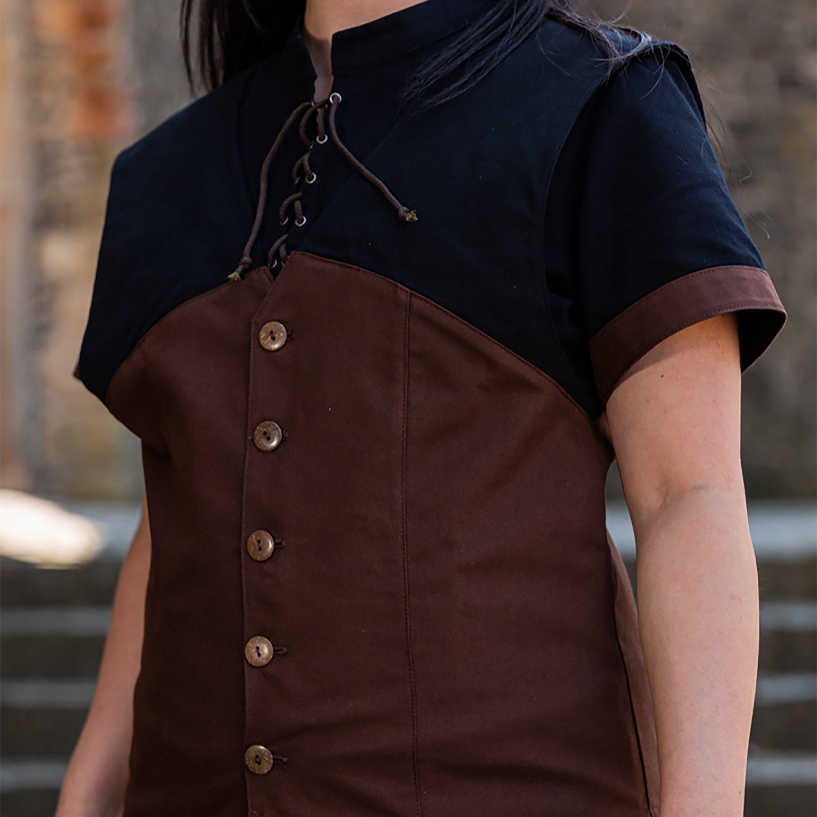 Immagine del prodotto Dungeons & Dragons - Gilet con cappuccio marrone da Rogue