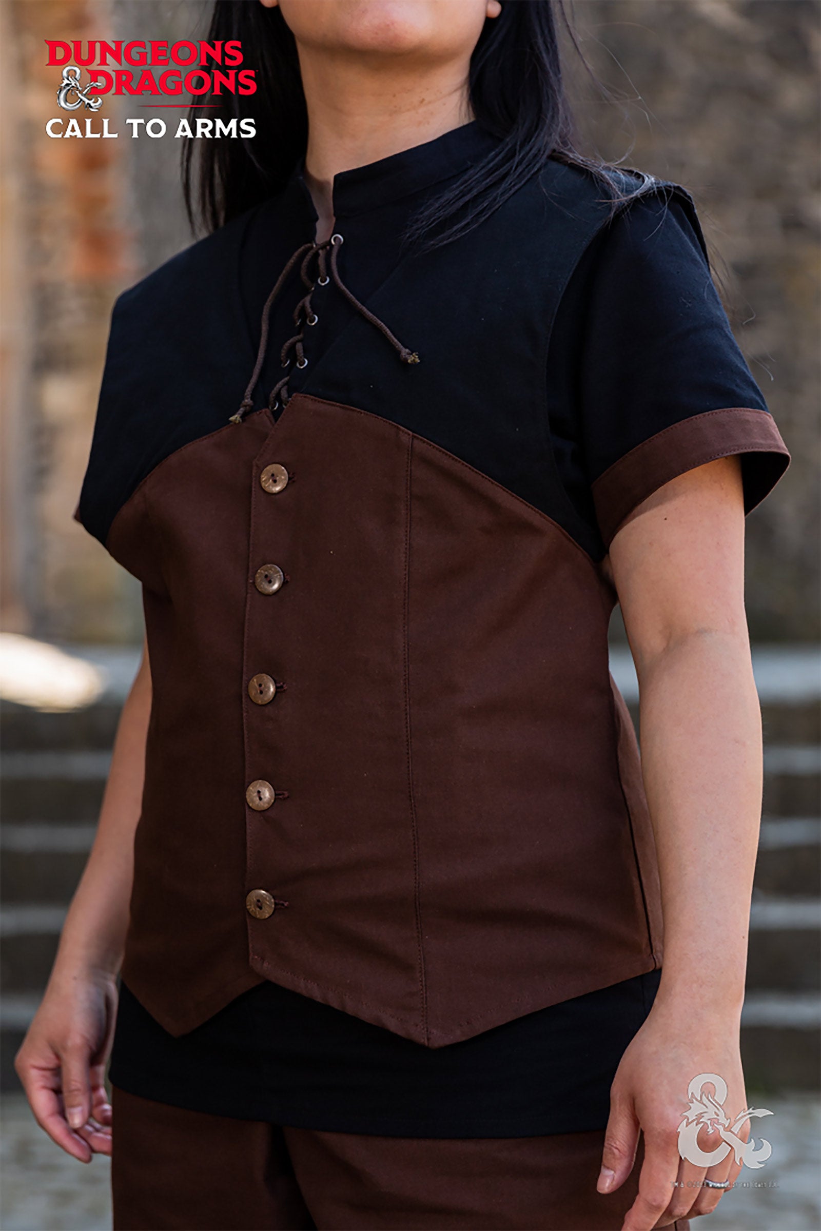 Immagine del prodotto Dungeons & Dragons - Gilet con cappuccio marrone da Rogue