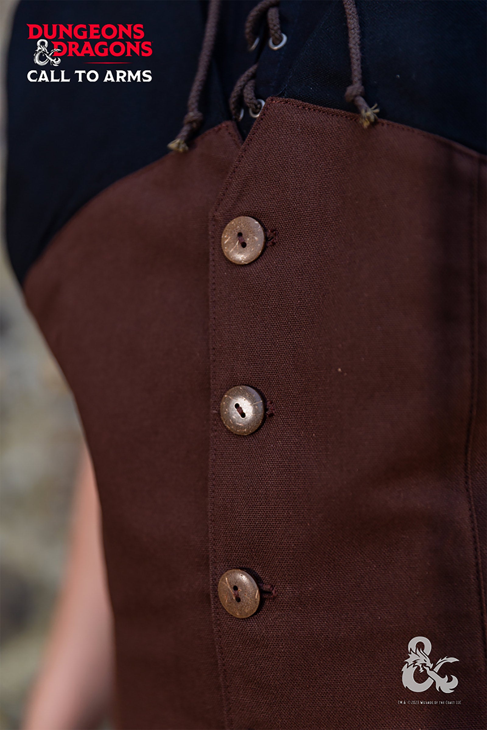 Immagine del prodotto Dungeons & Dragons - Gilet con cappuccio marrone da Rogue