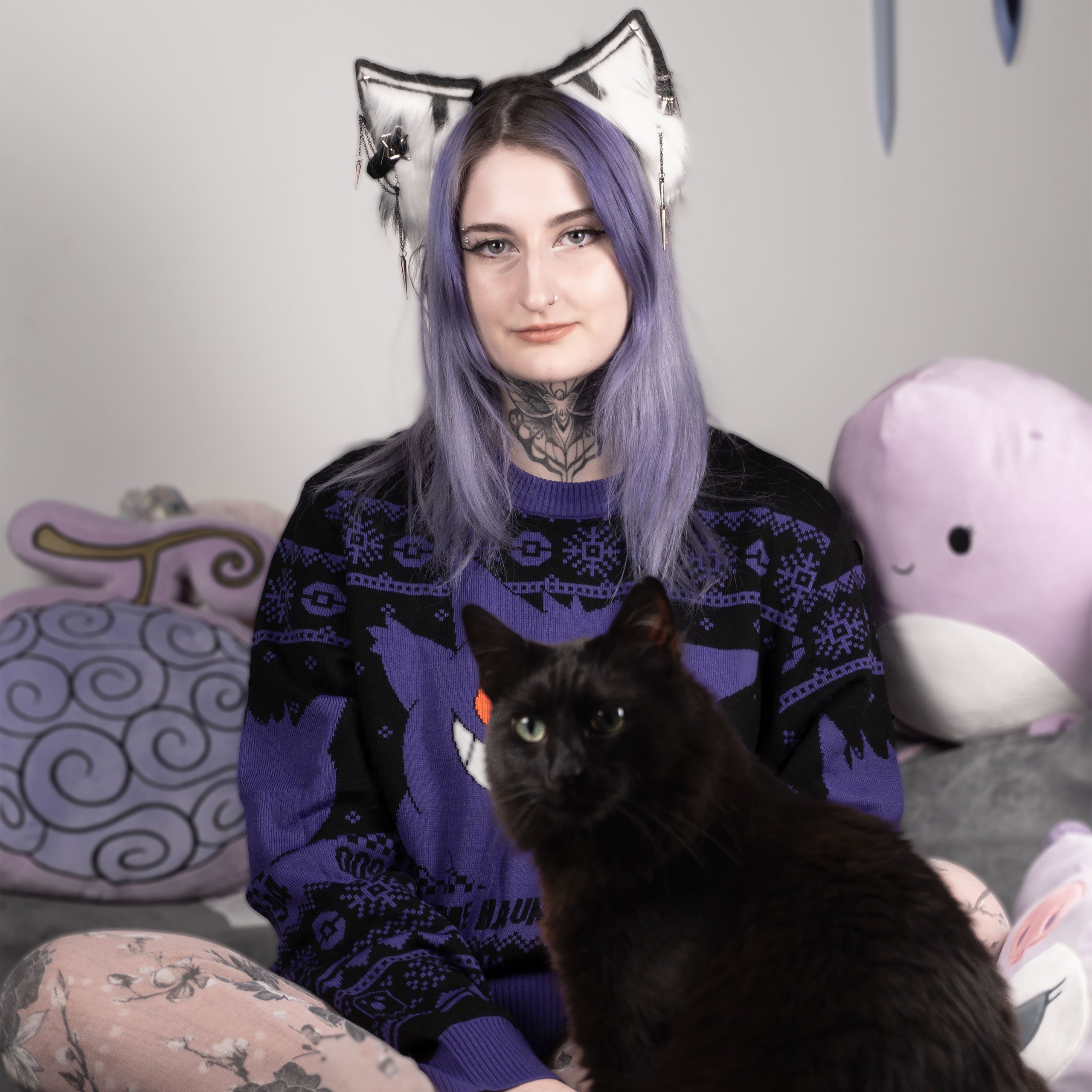 Immagine del prodotto Orecchie di Kitsune bianco-nero